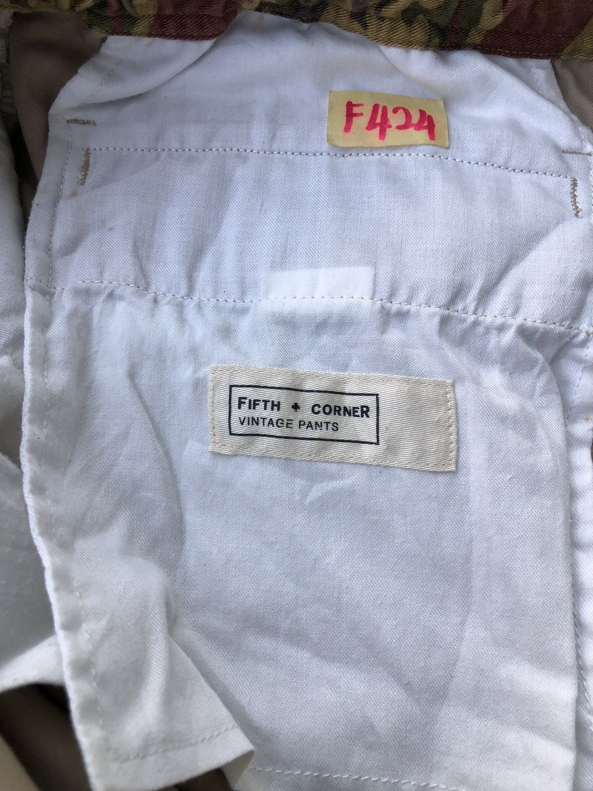 Japanese Brand Caro Pants fifth & corner Stretchable Waist With 6 Pocket Size US 36 / EU 52 - 8 Thumbnail