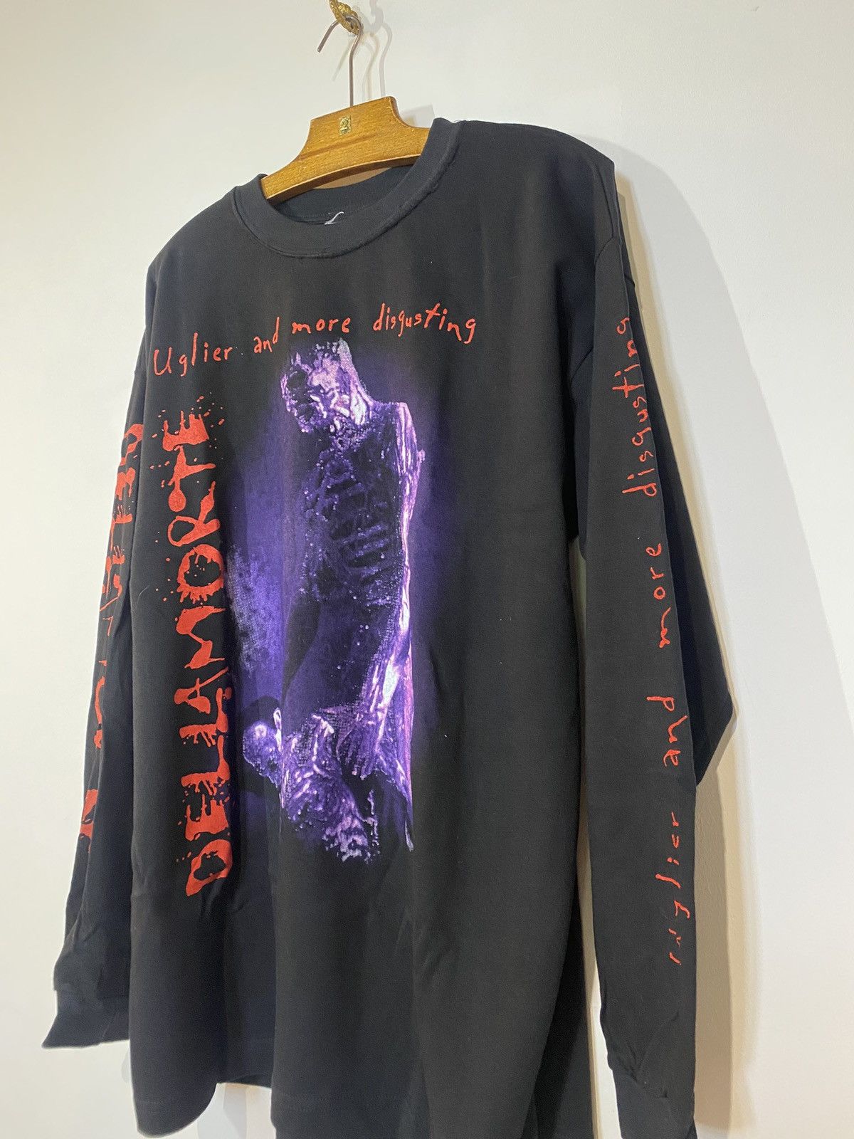 Band Tees Vintage Dellamorte 90s shirt longsleeves Size US XL / EU 56 / 4 - 3 Thumbnail