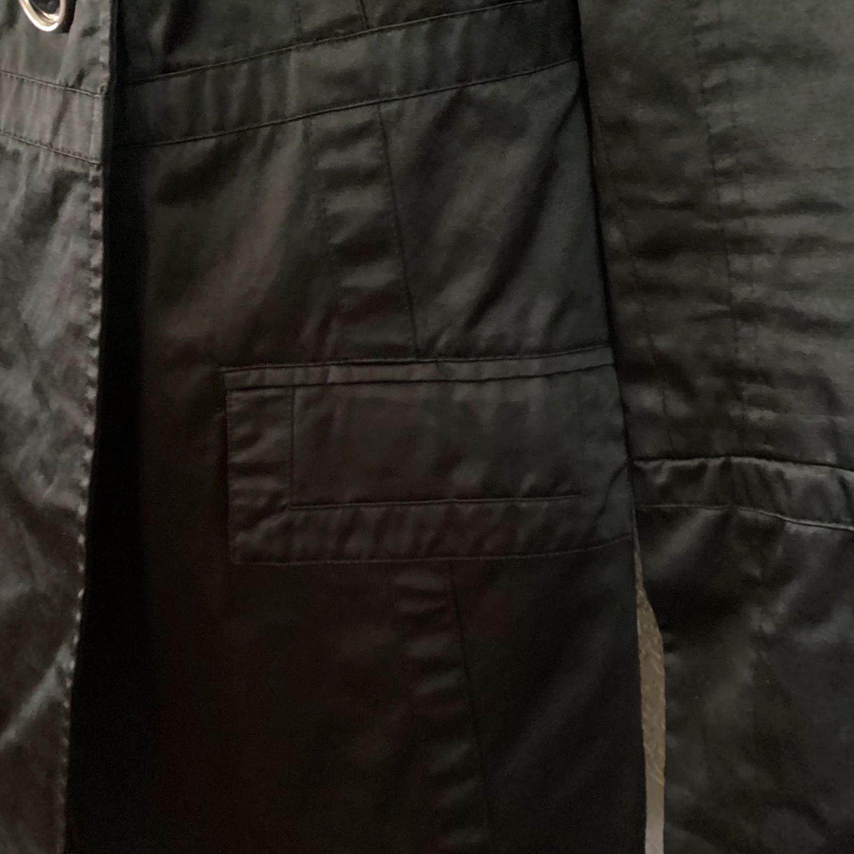 Guess VINTAGE G by GUESS Jacket Women S Black Trench Coat Button Down Collared Lined Size S / US 4 / IT 40 - 7 Thumbnail