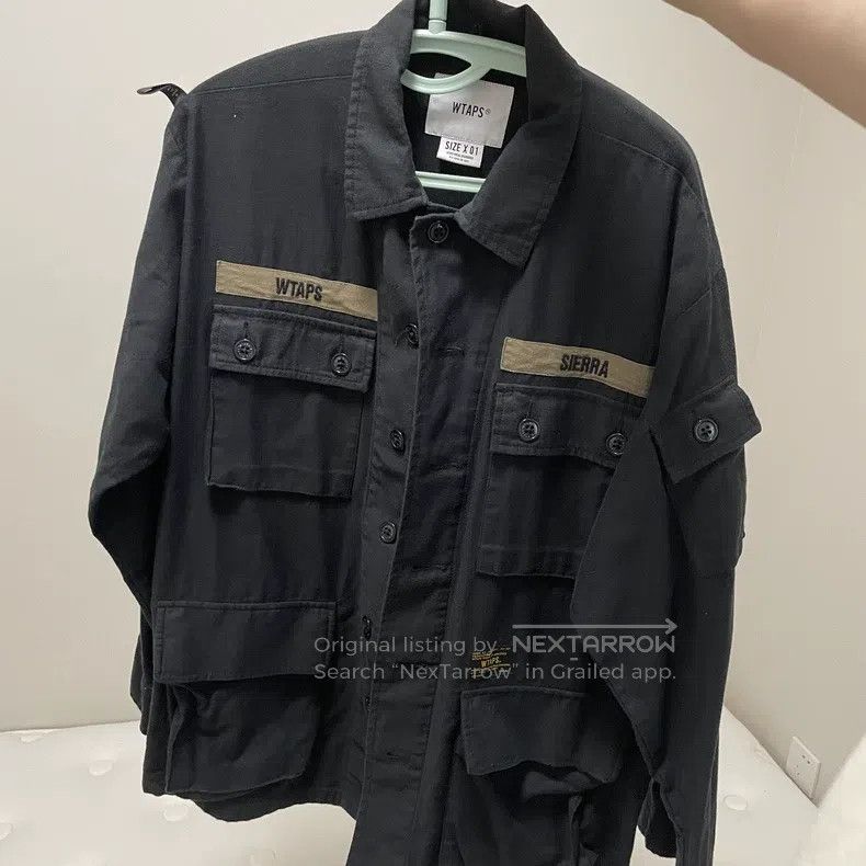 WTAPS SIERRA ミリタリージャケット X 01 Wtaps Black jacket