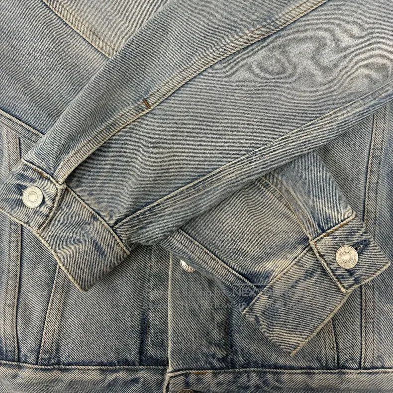 Balenciaga Balenciaga Blue rhinestone denim jacket coat Size XS / US 0-2 / IT 36-38 - 4 Thumbnail