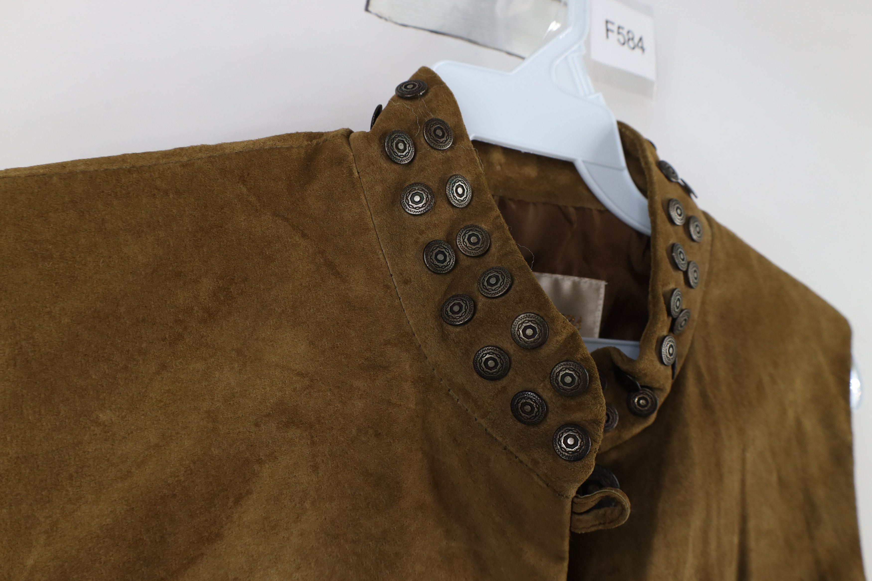 Vintage Vintage 90s Streetwear Suede Leather Military Style Vest Size S / US 4 / IT 40 - 7 Thumbnail