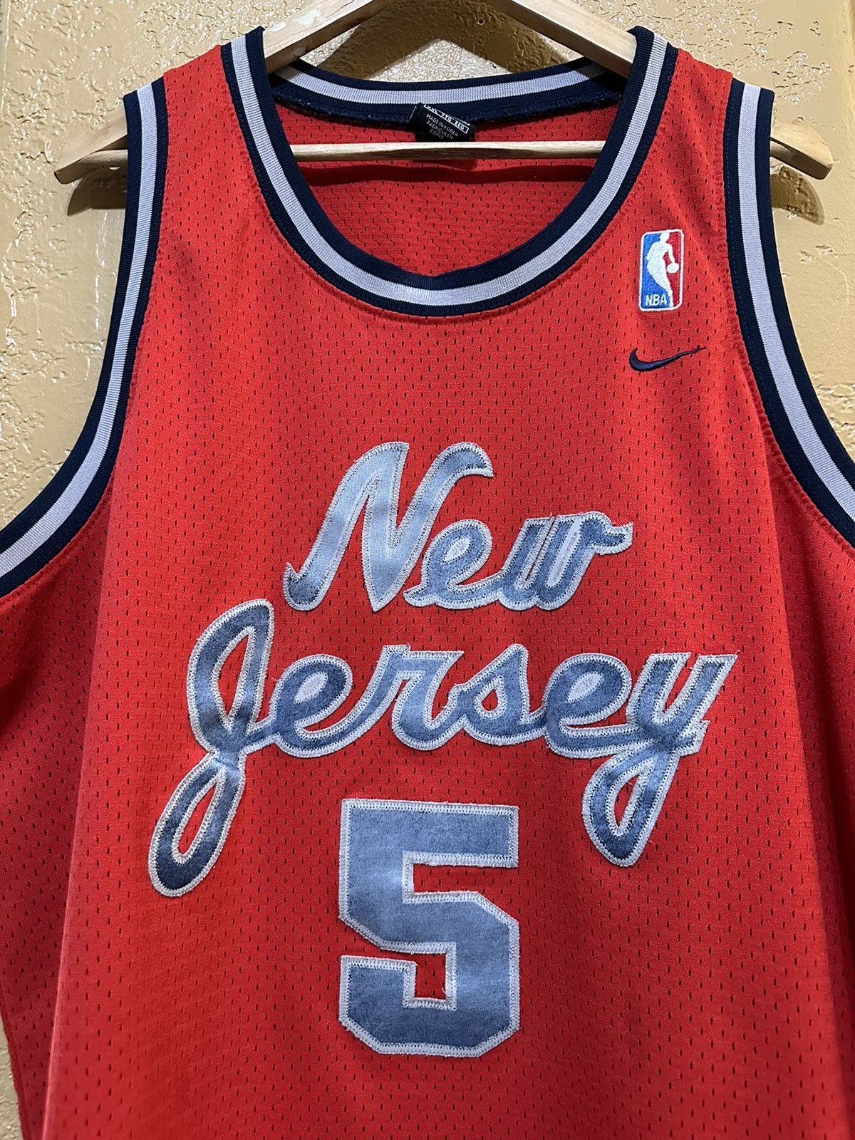 NBA × Nike × Vintage Vintage New Jersey Nets Jason Kidd Nike Jersey XXL Size US XXL / EU 58 / 5 - 3 Thumbnail