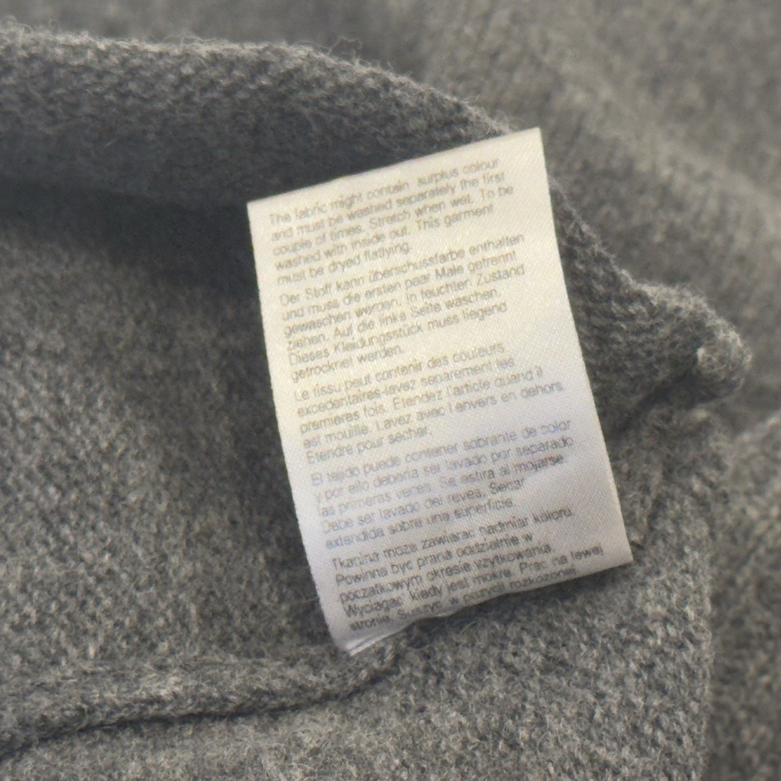 Other 4You Men’s Wool Full Zip Gray Sweater Size L Size US L / EU 52-54 / 3 - 5 Thumbnail