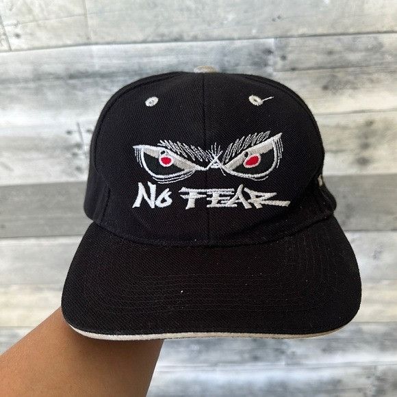 No Fear Streetwear Vintage VINTAGE 90S NO FEAR GRAPHIC BLACK BASEBALL HAT Grailed