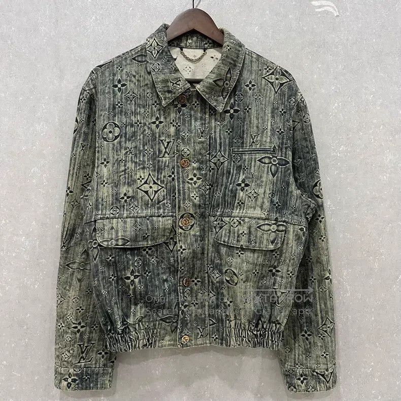 Louis Vuitton Louis Vuitton Washed old Jean jacket Size US M / EU 48-50 / 2 - 1 Thumbnail