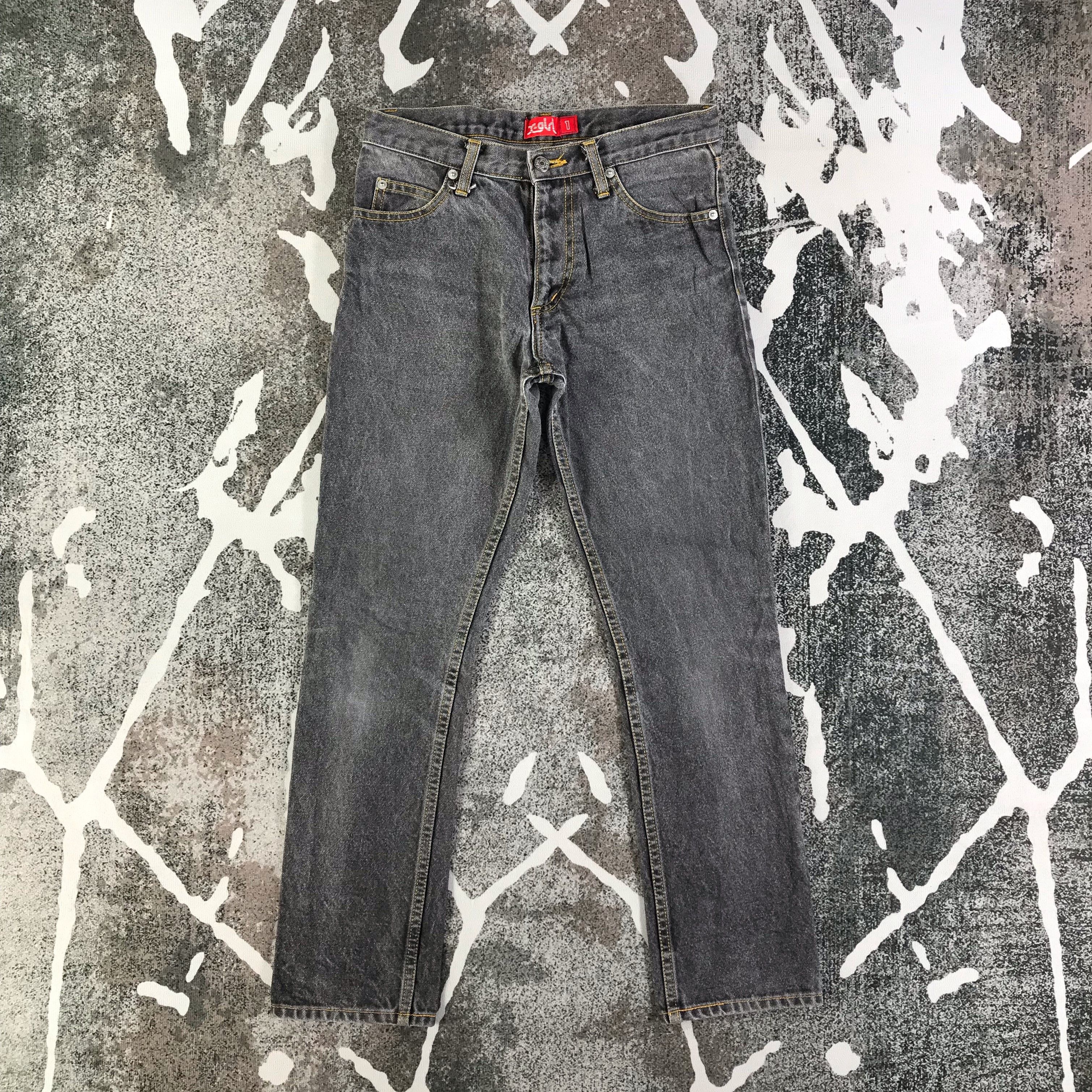 Vintage X Girl Faded Black Jeans KJ2018 Size 28" / US 6 / IT 42 - 1 Thumbnail