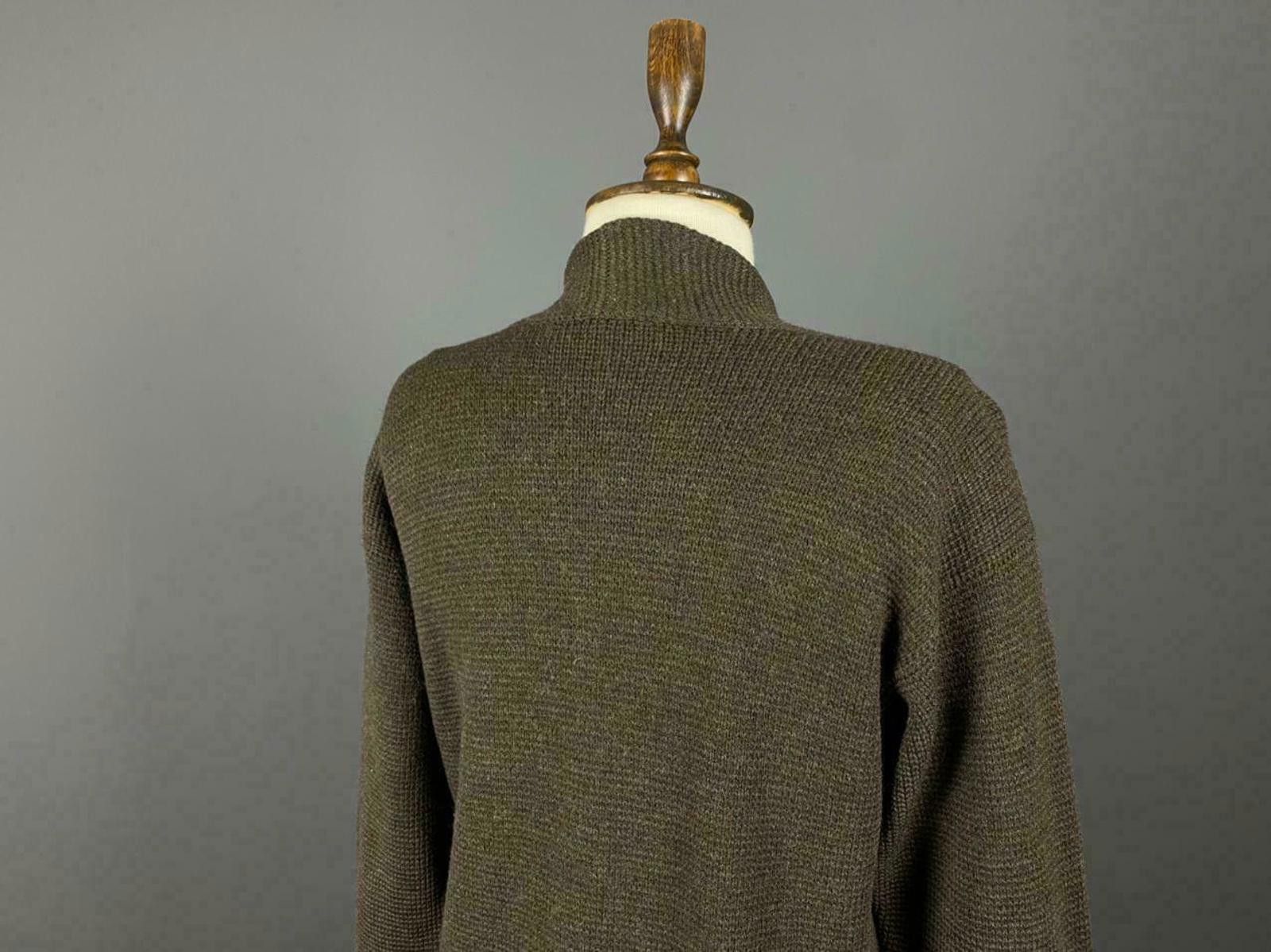 Zanone Ladies Zanone Brown Wool Knited Cardigan Sweater Size 44 Size M / US 6-8 / IT 42-44 - 6 Thumbnail