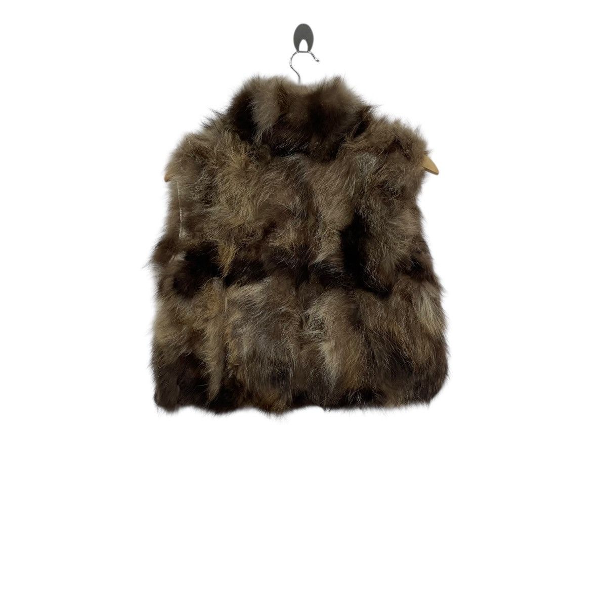 Vintage Vintage Adrienne Landau Raccoon Fur Sleeveless Vest Coat Size S / US 4 / IT 40 - 5 Thumbnail
