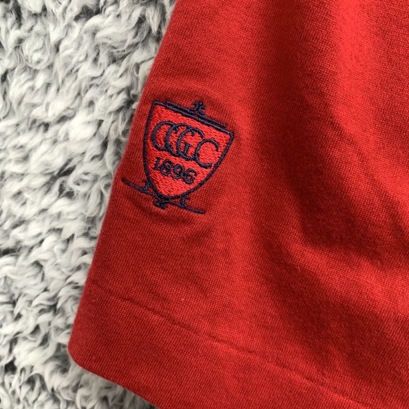 Polo Ralph Lauren VINTAGE Polo Ralph Lauren Polo Shirt Mens Large Red Plaid Shield Logo Embroidered 100% Cotton Short Sleeve Collared Button Regular Fit Ships? Size US L / EU 52-54 / 3 - 3 Thumbnail