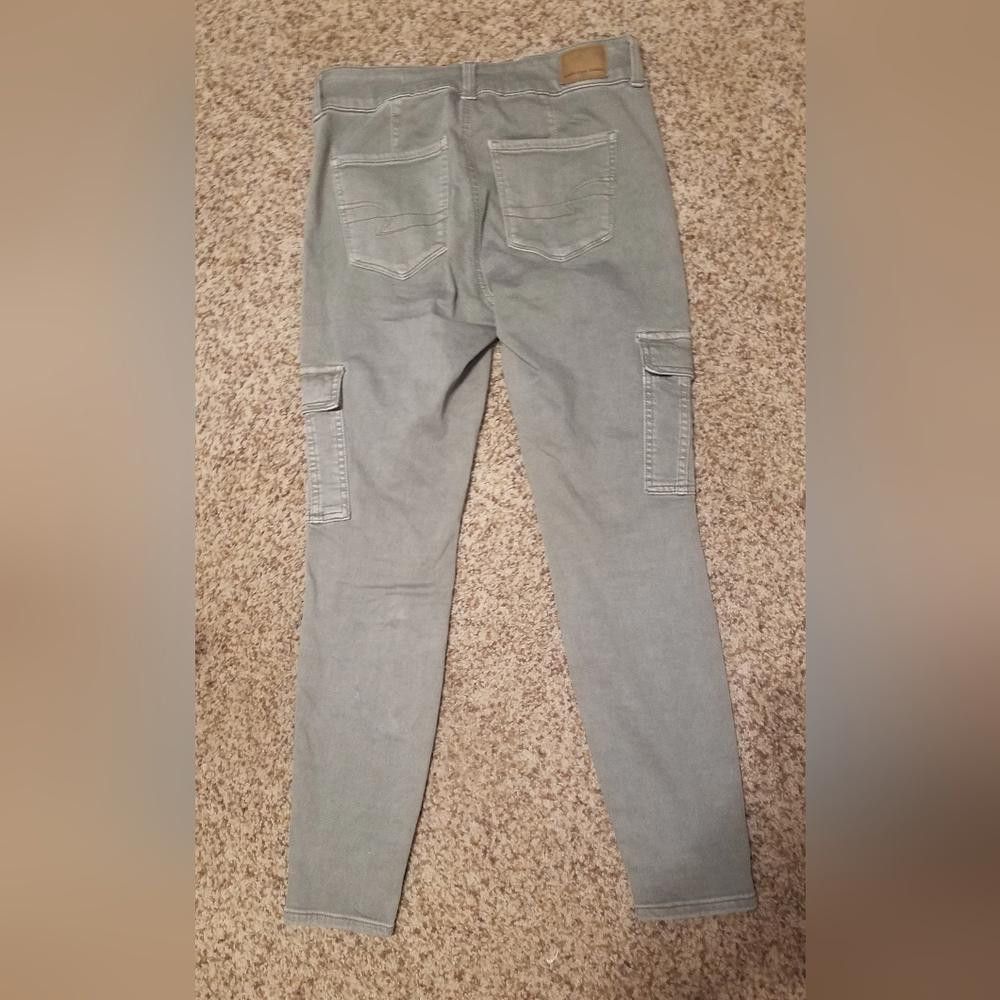 Designer American Eagle Skinny Jeans Size 4 Short Size 27" / US 4 / IT 40 - 3 Thumbnail