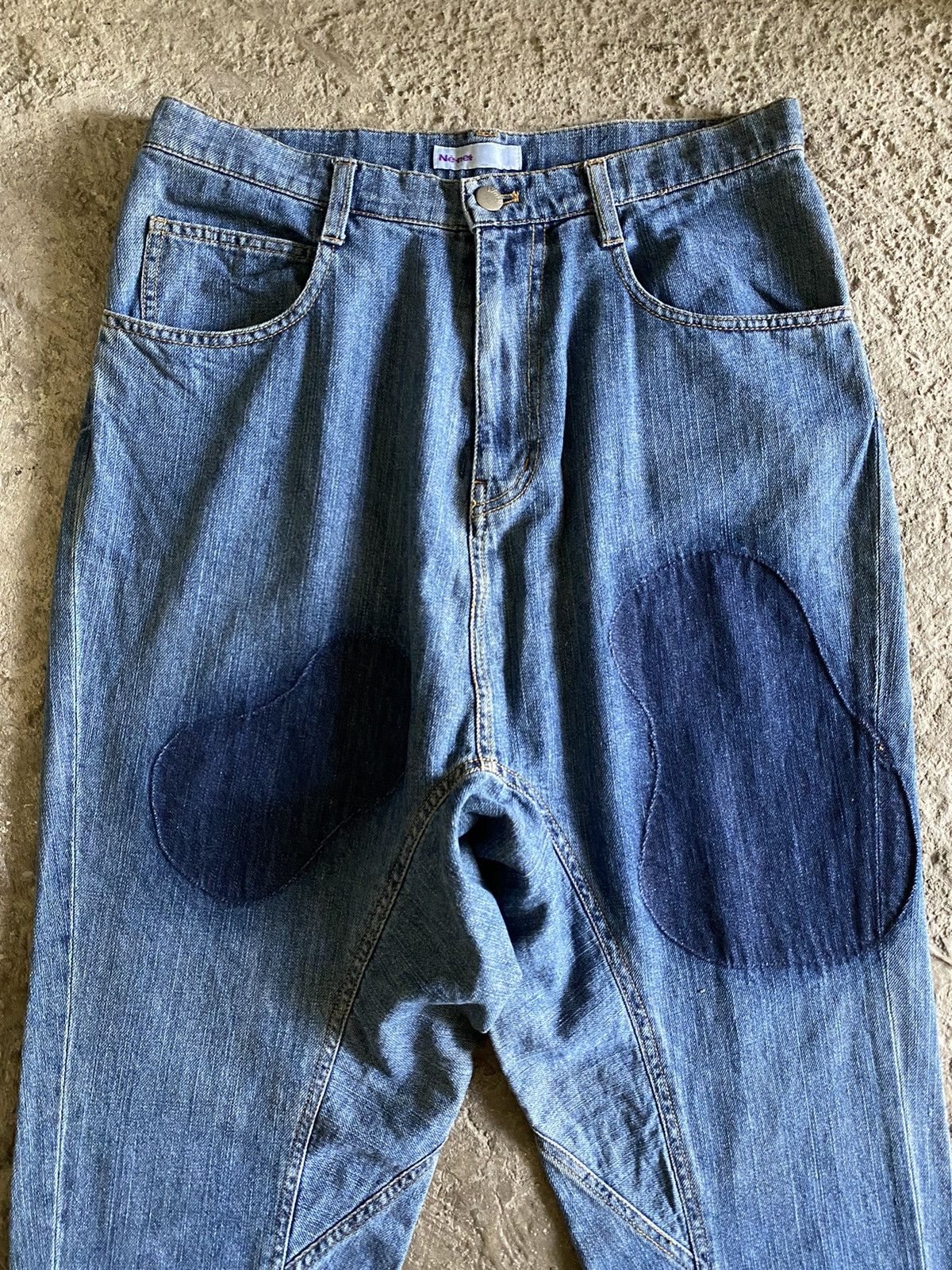 Ne-Net Nenet Dyed Patch Denim Pant Size 30" / US 8 / IT 44 - 2 Thumbnail