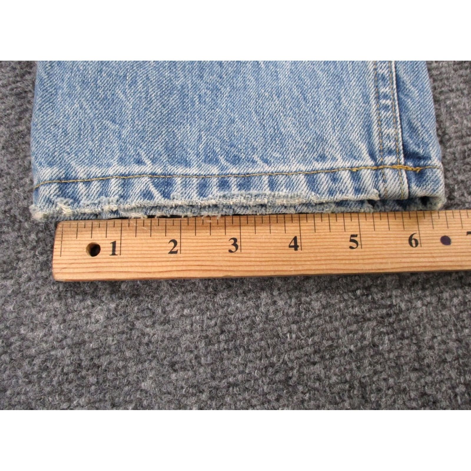 Everlane Vintage Everlane Jeans 25 Blue Denim - Relaxed Straight Fit - 5-Pocket Size 42" / US 20 - 5 Thumbnail