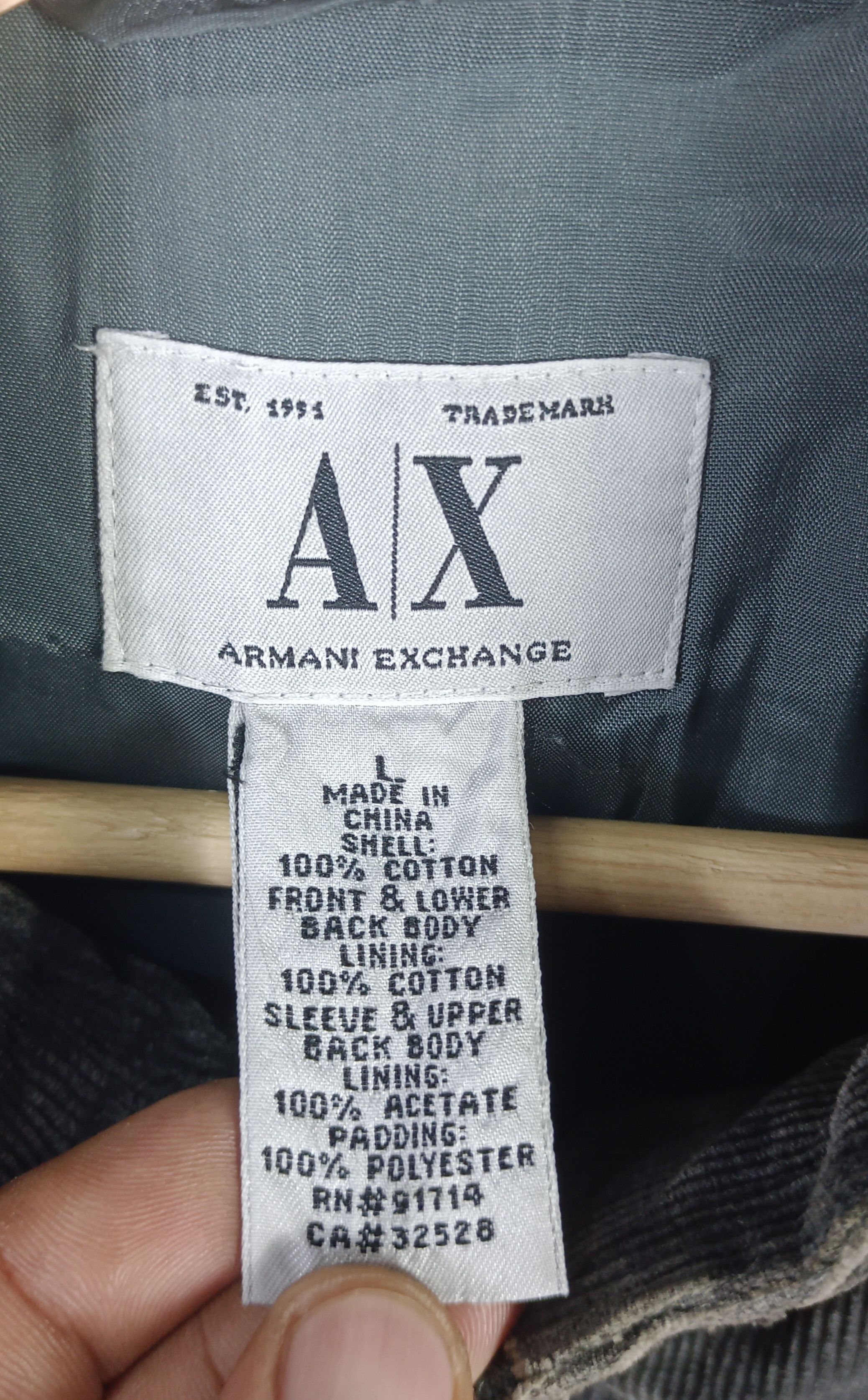 Armani Armani Exchange Corduroy Men Jacket Size US L / EU 52-54 / 3 - 15 Thumbnail