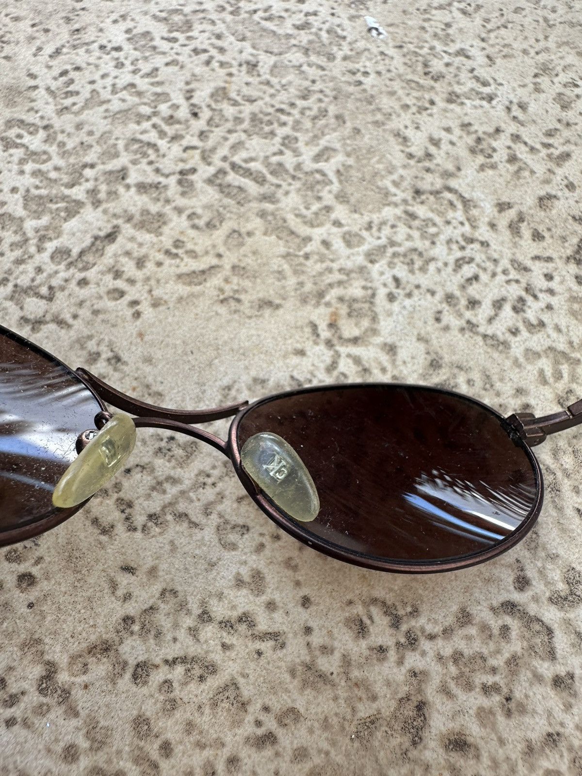 Calvin Klein × Vintage Calvin Klein Sunglasses Brown Vintage 1990s mod.2001 Size ONE SIZE - 7 Thumbnail