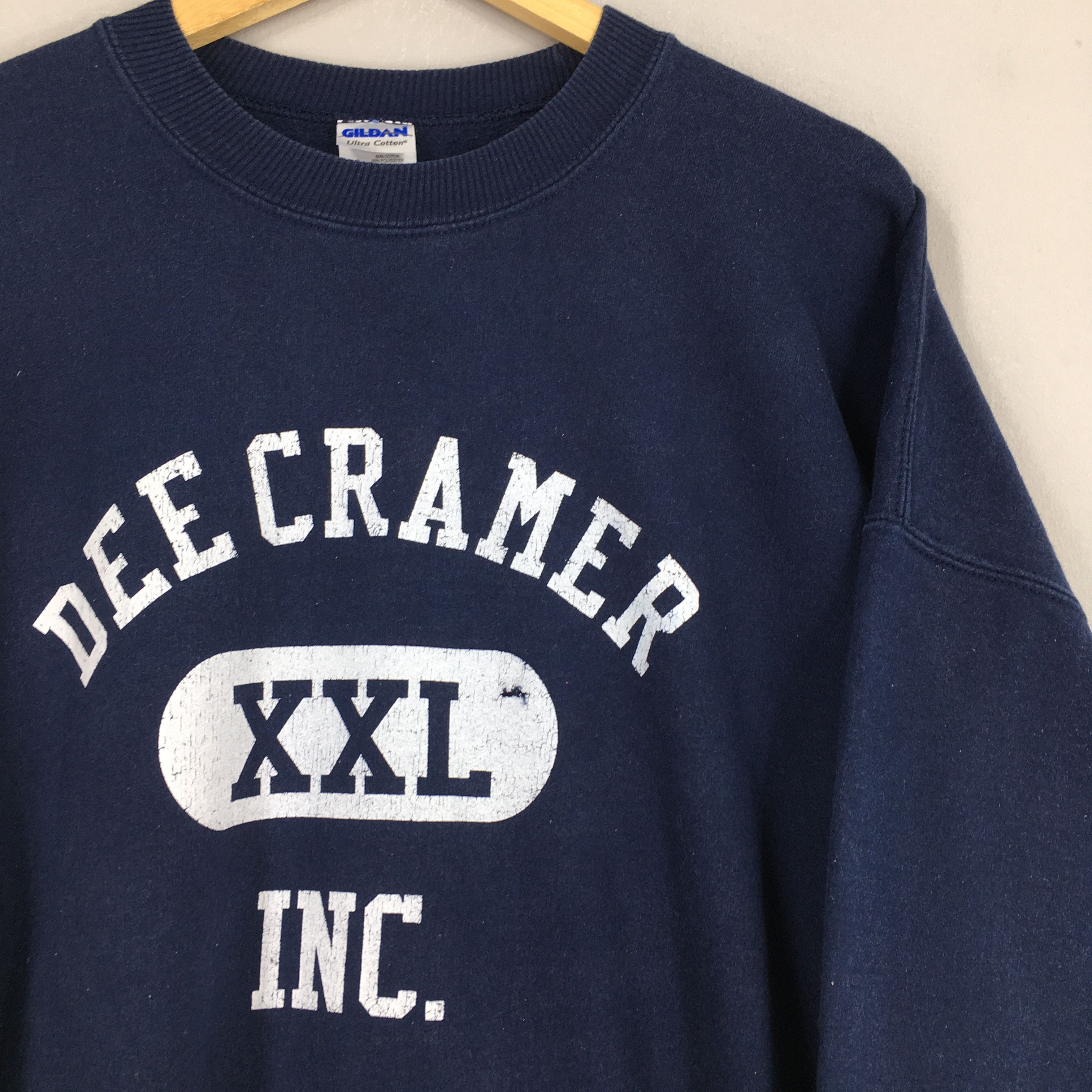 Gildan ntage 90s Dee Cramer Blue Sweatshirt Oversized XXLarge Size US XXL / EU 58 / 5 - 2 Thumbnail