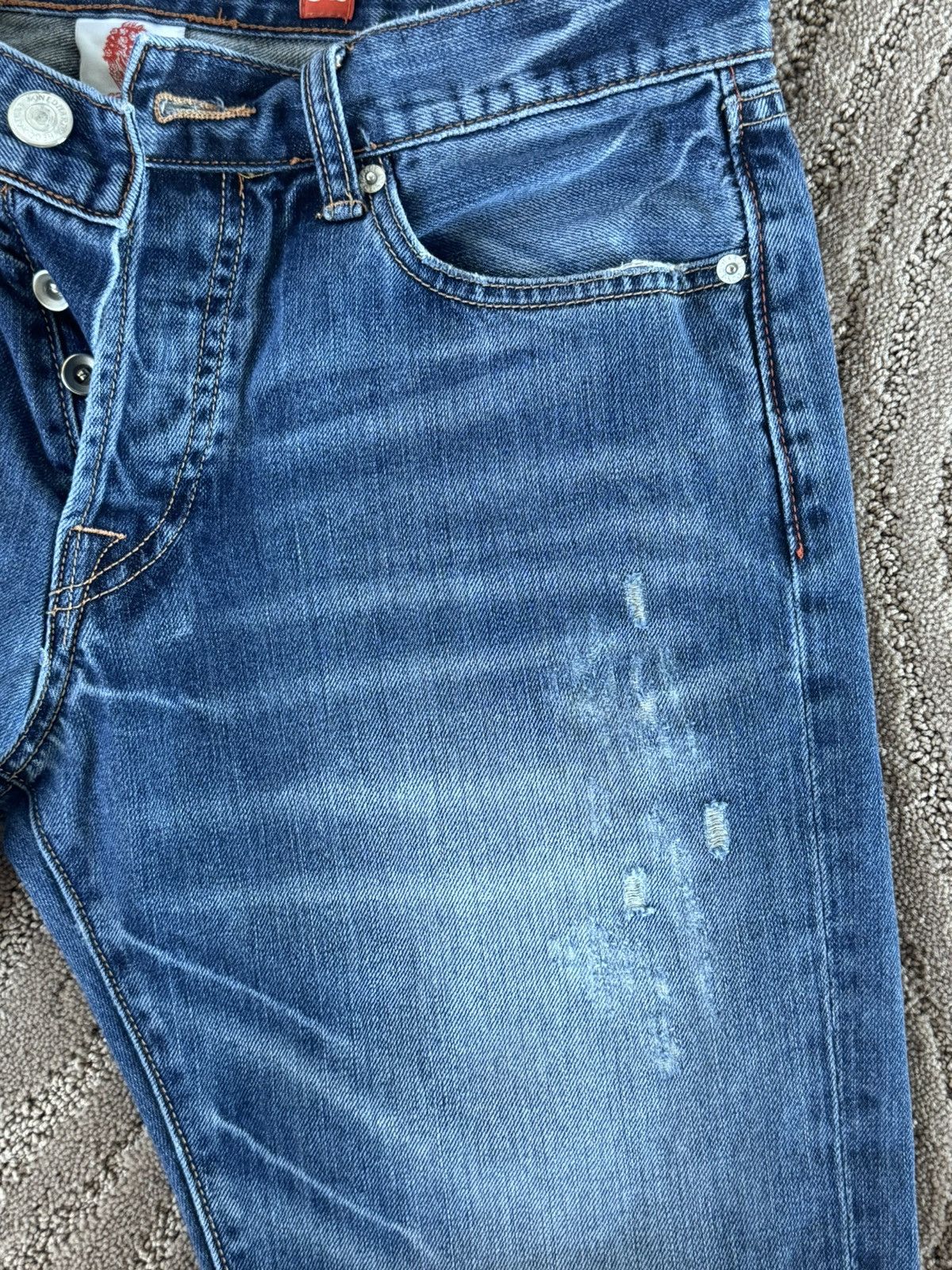 Ed Hardy 2009 Distressed DON ED HARDY wolf jeans ed hardy jeans Size US 32 / EU 48 - 6 Thumbnail
