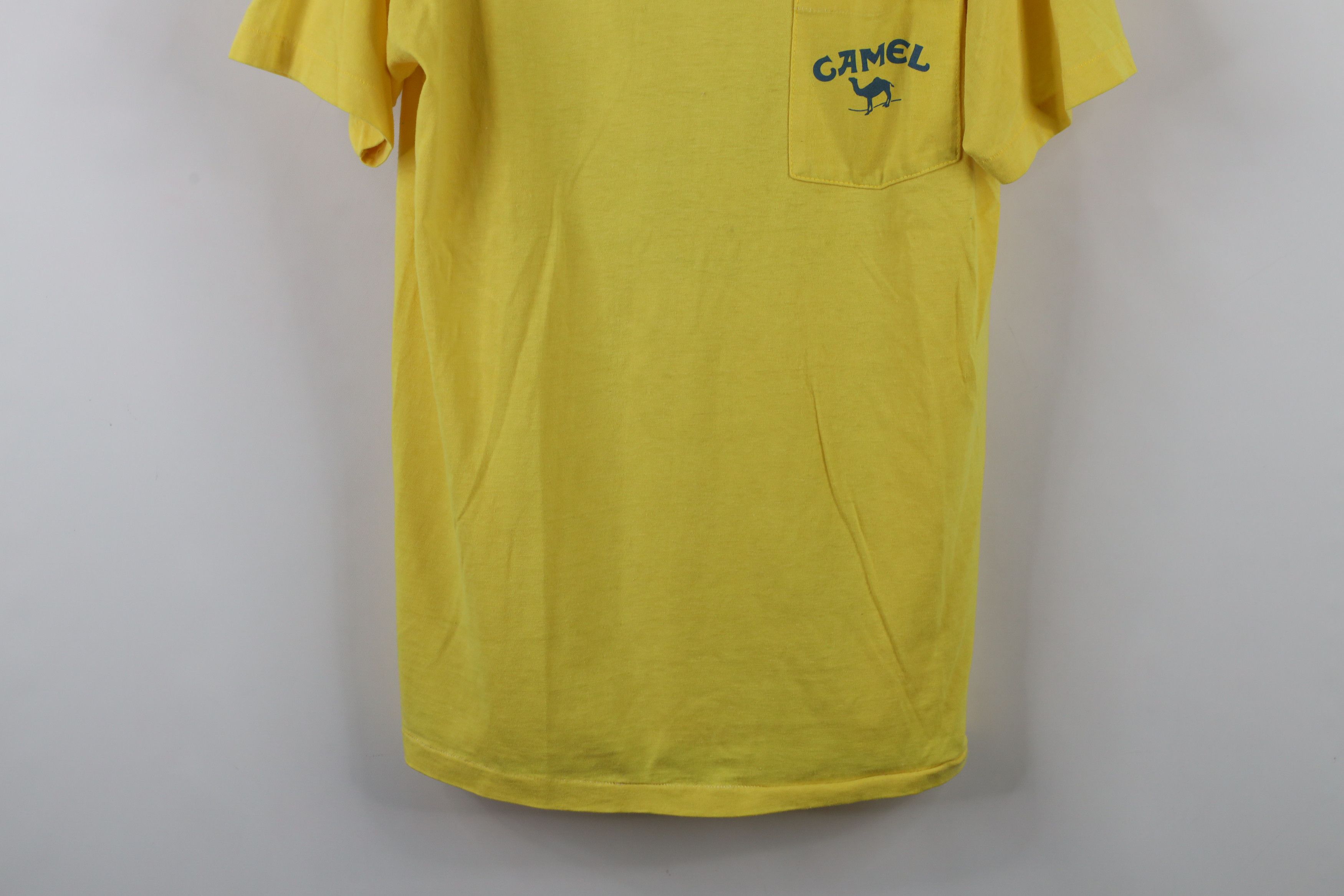 Vintage Vintage 90s Camel Cigarettes Spell Pocket T-Shirt Thin USA Size US L / EU 52-54 / 3 - 3 Thumbnail