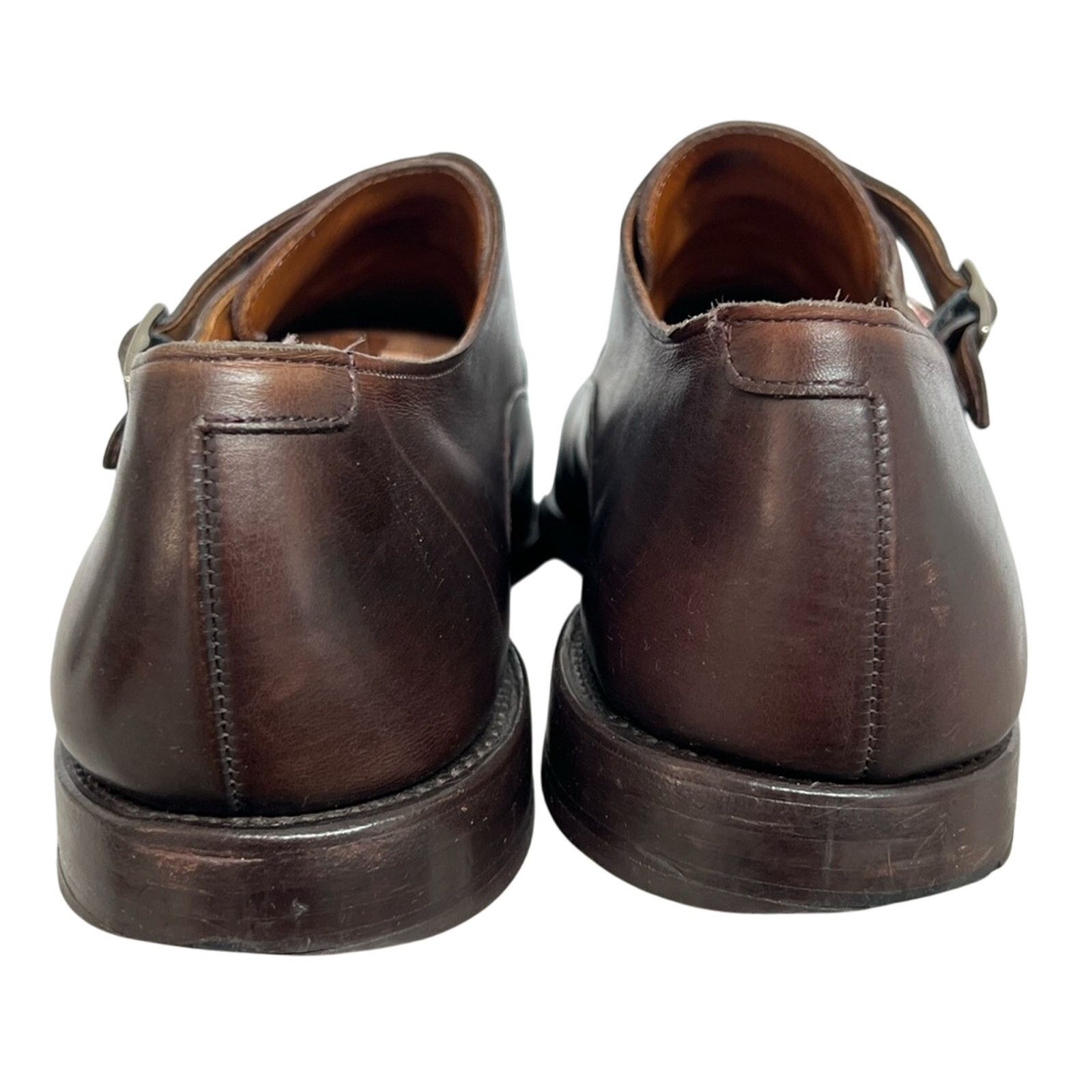 Allen Edmonds ALLEN EDMONDS Mora 2.0 Double Monk Strap Brown Leather Shoes Size US 15 / EU 48 - 7 Thumbnail