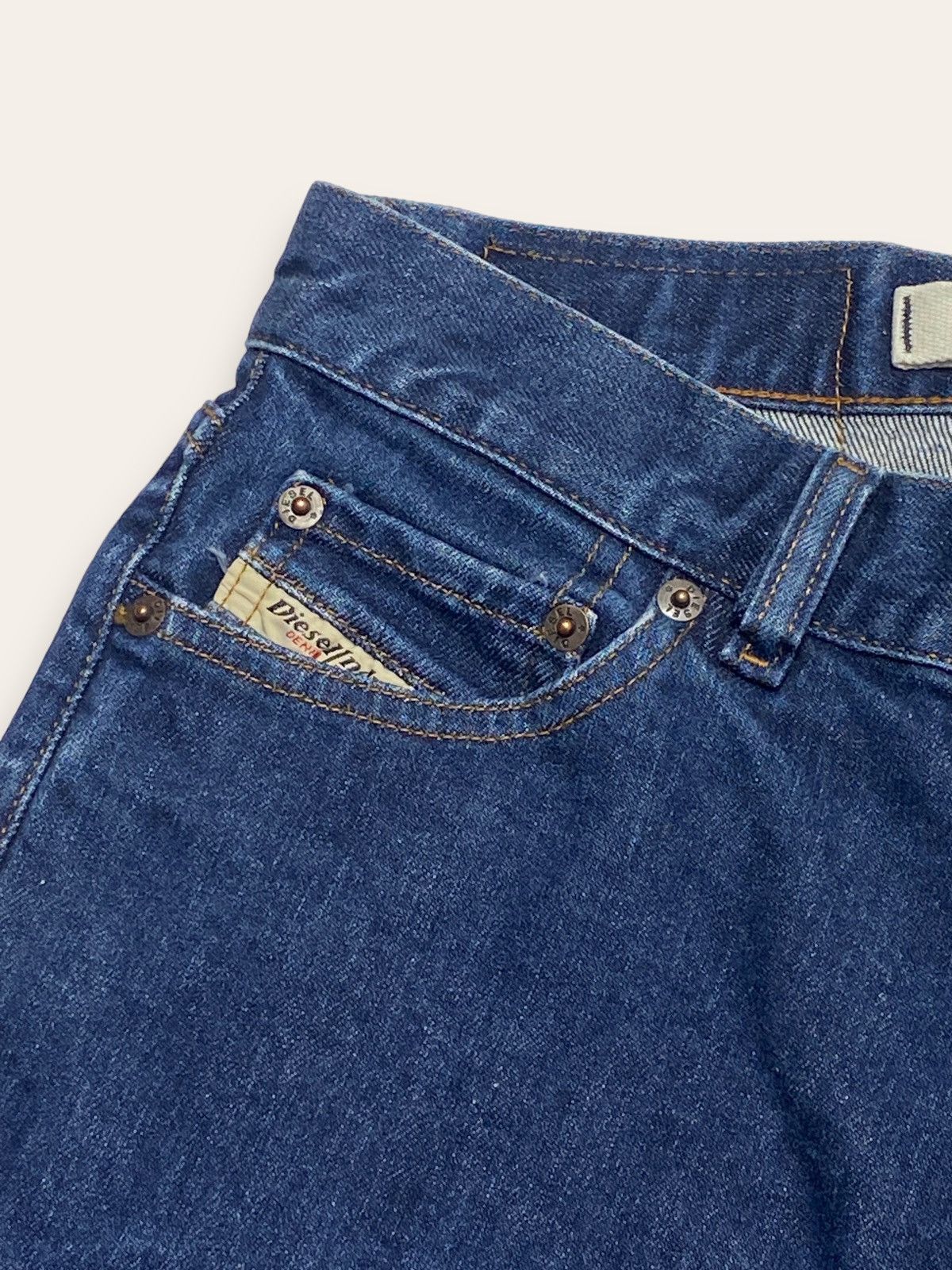 Diesel Vintage DIESEL Deep Blue Jeans Made In Italy Size US 31 - 4 Thumbnail