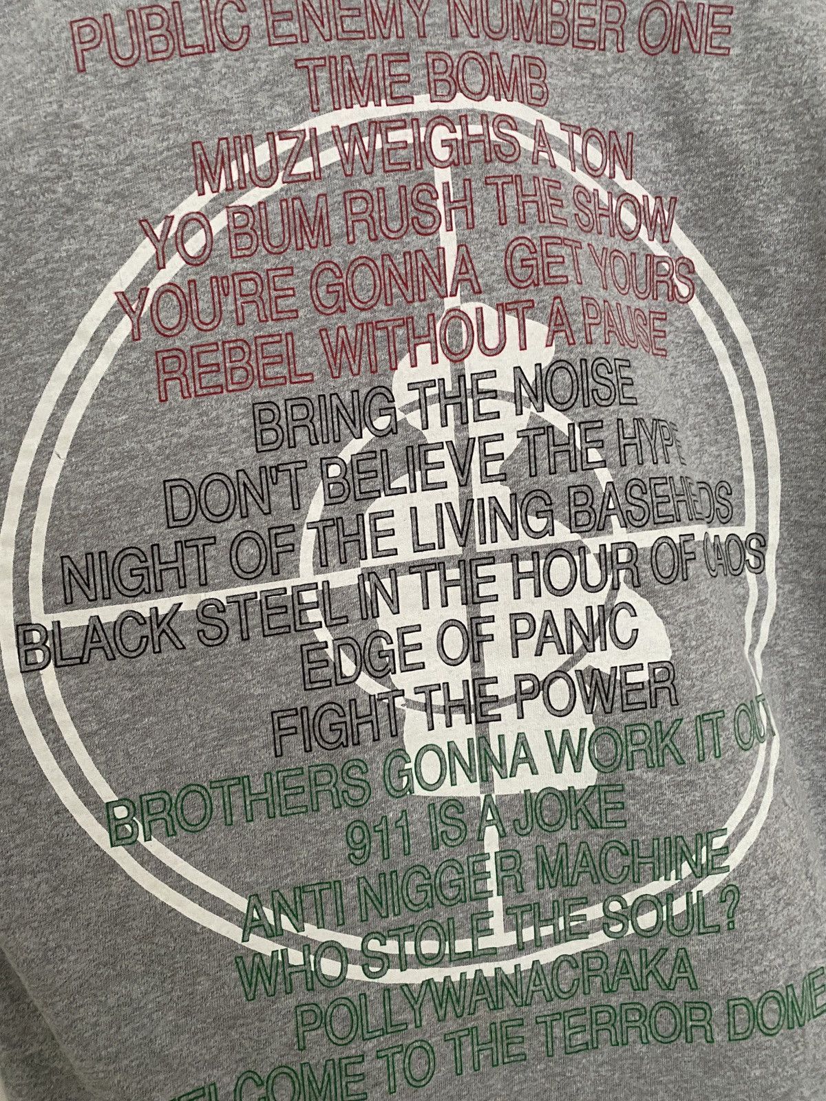 Rap Tees Vintage PUBLIC ENEMY 1990 Terrordome T-shirt Rap Tee Hip Hop Size US L / EU 52-54 / 3 - 3 Thumbnail