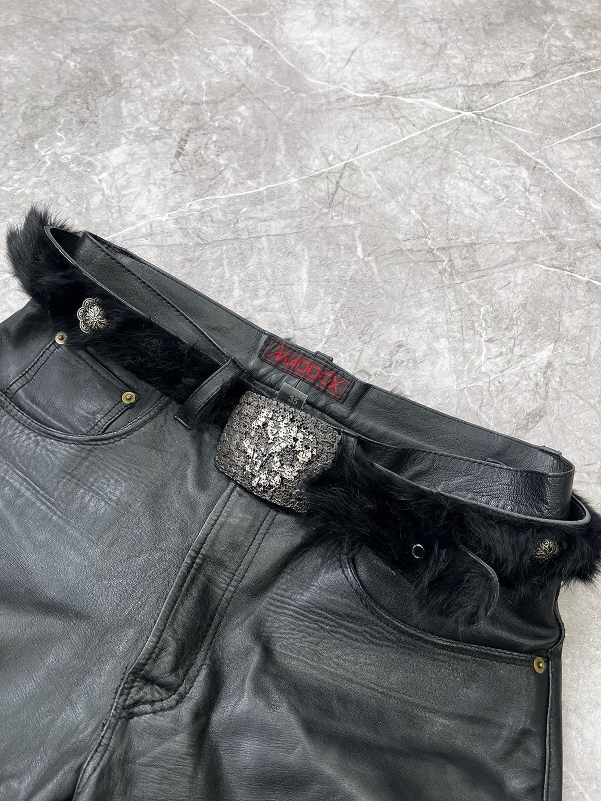 Hysteric Glamour × If Six Was Nine × Le Grande Bleu (L.G.B.) FUR BELT Yohii Yamamoto Junya •Watanabe Playboi Carti Style Size ONE SIZE - 1 Thumbnail