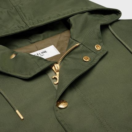 Celine o1w1db10125 2W953004N Technical Cotton Military Parka Size M / US 6-8 / IT 42-44 - 3 Thumbnail
