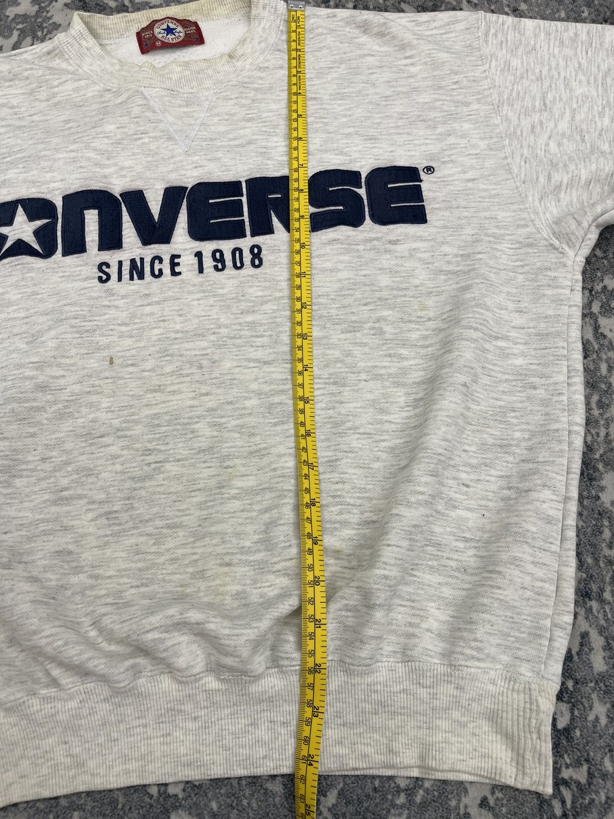 Converse Vintage Converse Big Logo Spellout Embroidery Sweatshirt Size US L / EU 52-54 / 3 - 13 Thumbnail
