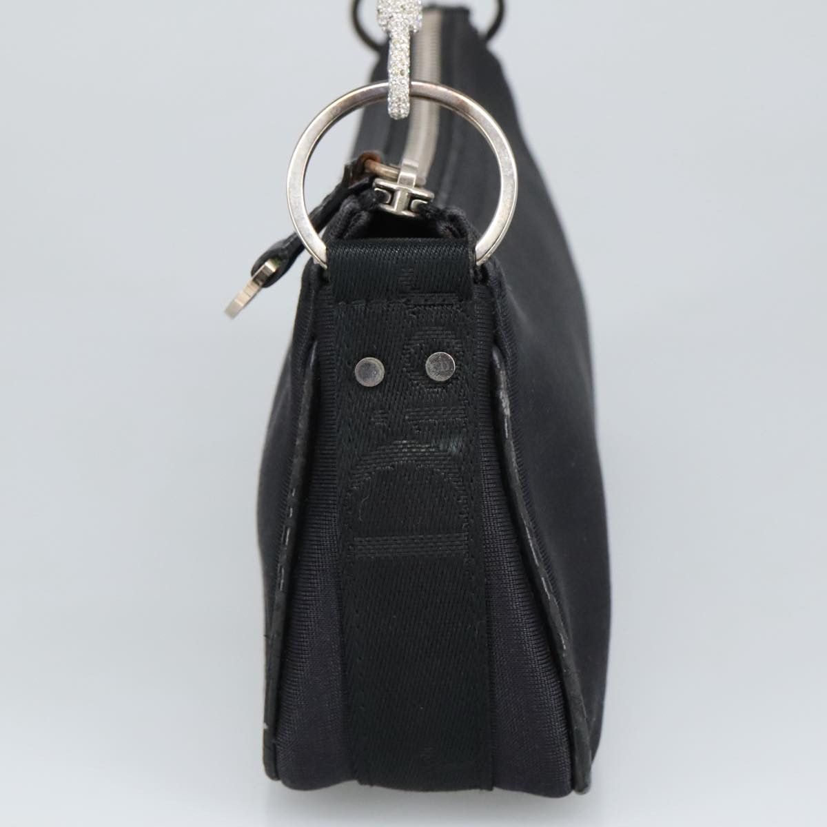 Dior DIOR Hand Bag Canvas Black Size ONE SIZE - 4 Thumbnail