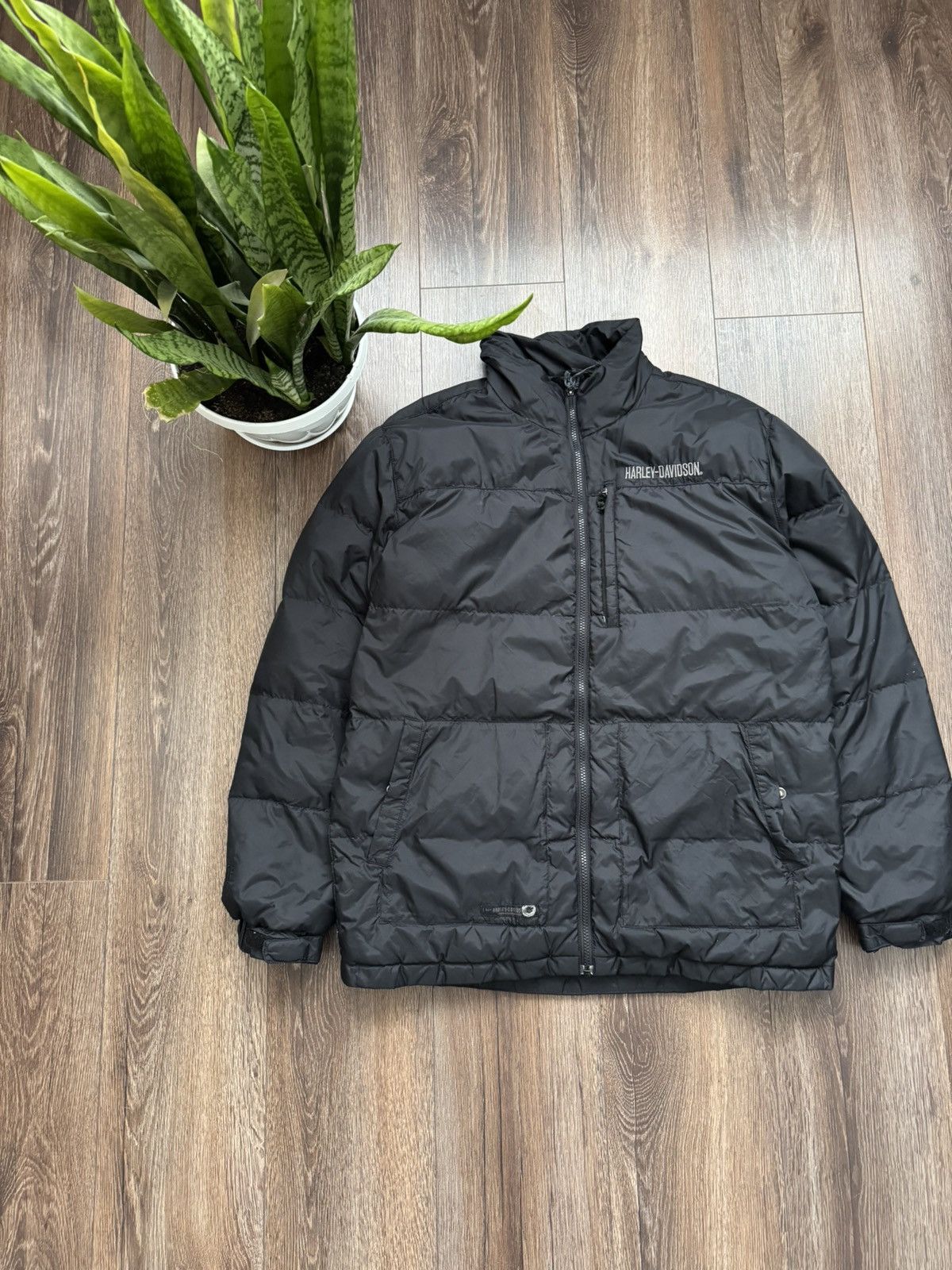Harley Davidson Vintage 90’s Men's Harley Davidson Black Size M 300 puffer jacket Size US M / EU 48-50 / 2 - 1 Thumbnail