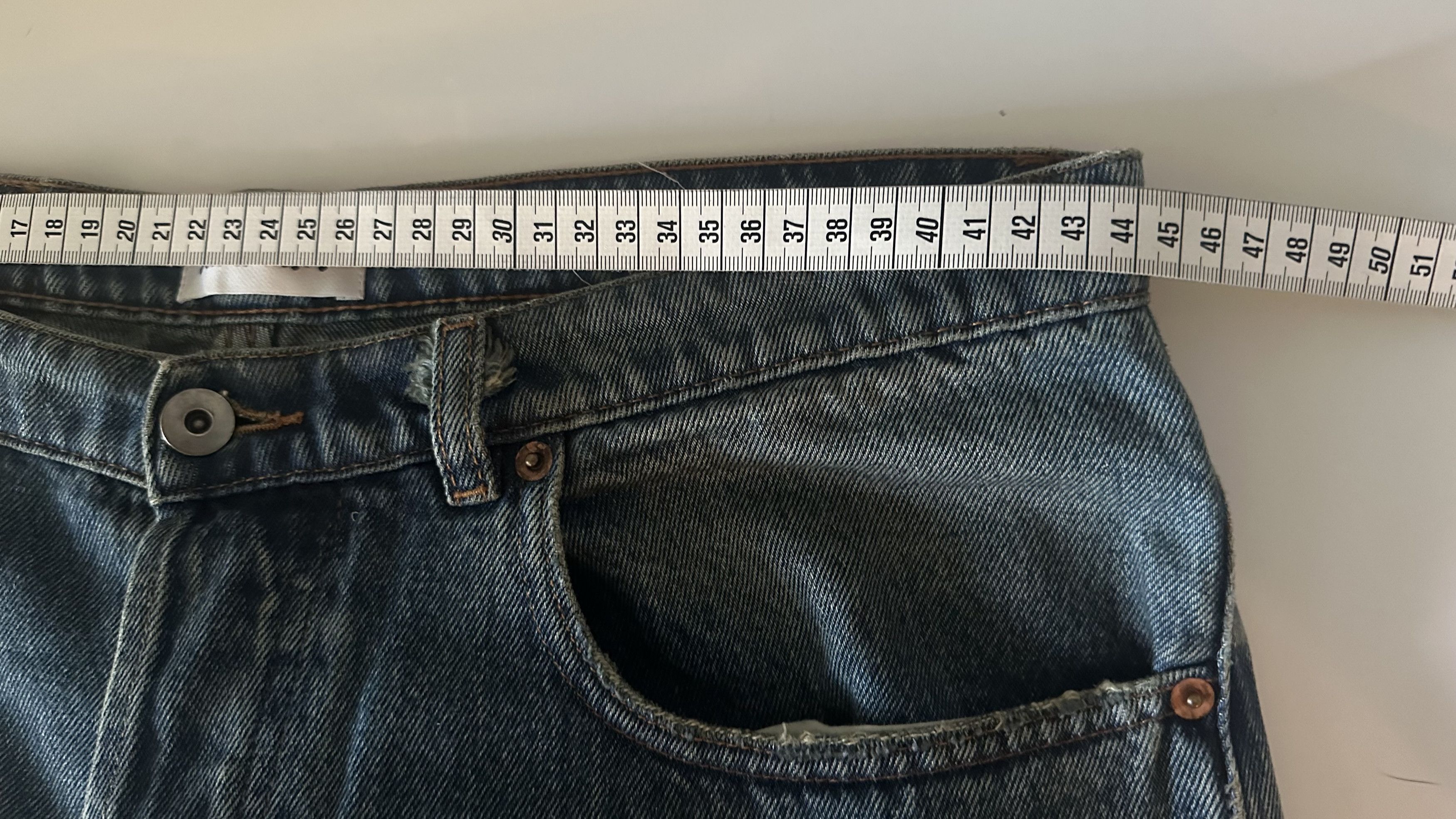 Magliano Unregular Lametta Jeans Size US 34 / EU 50 - 6 Thumbnail