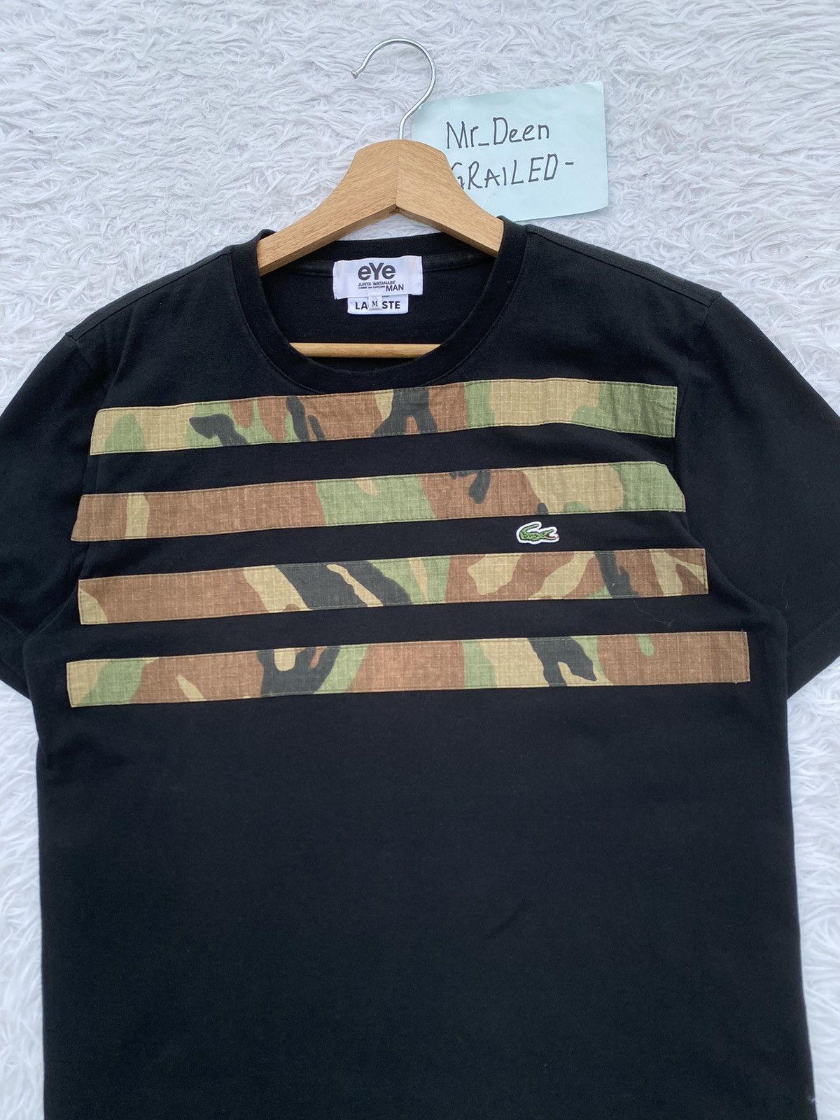 Junya Watanabe × Lacoste Rare AD2006 Lacoste x CDG Junya Watanabe Camo Tshirt Size US M / EU 48-50 / 2 - 7 Thumbnail