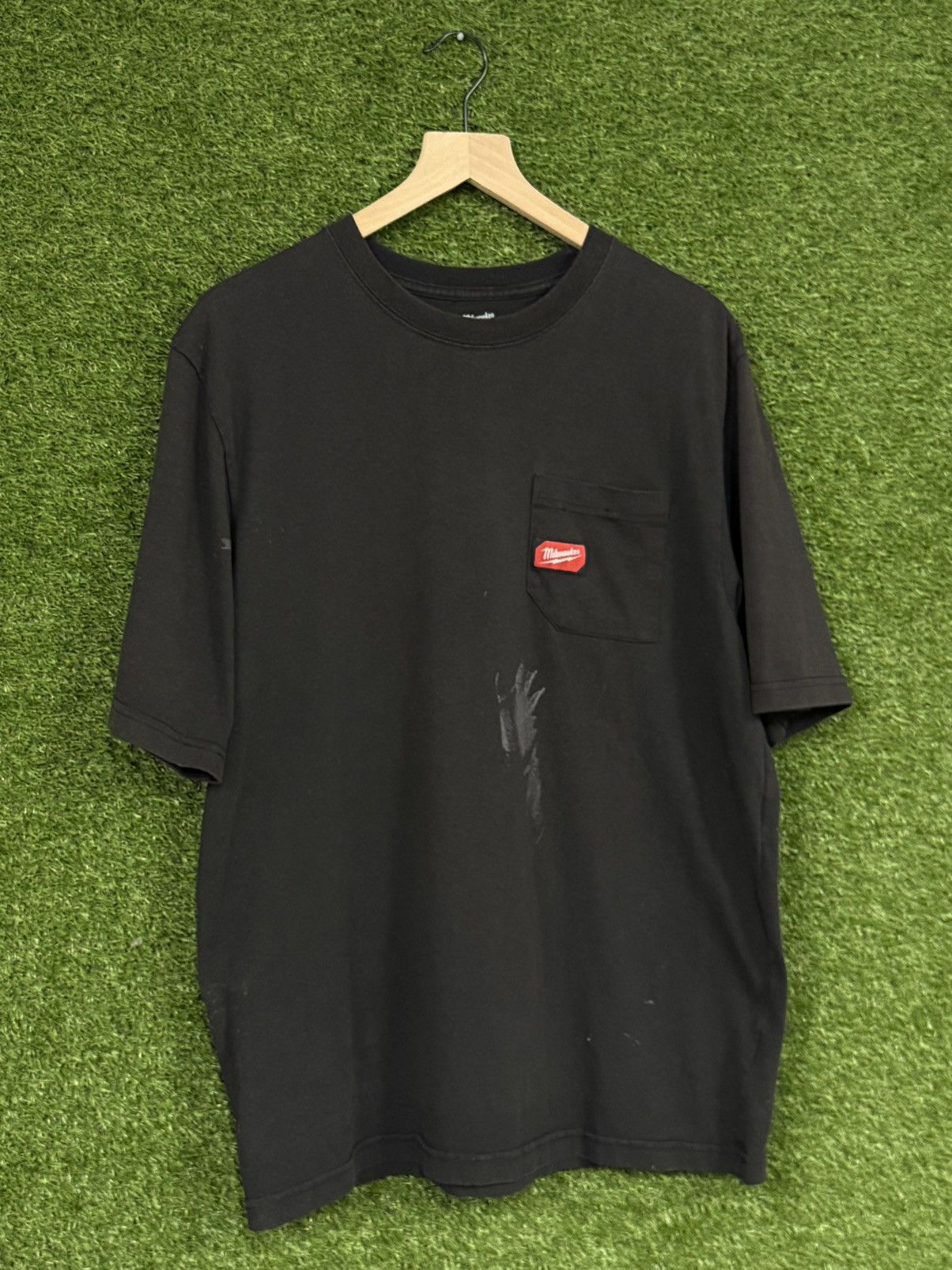 Vintage Milwaukee Tool Heavyweight Oversized Pocket Tee Large Black Size US L / EU 52-54 / 3 - 1 Thumbnail