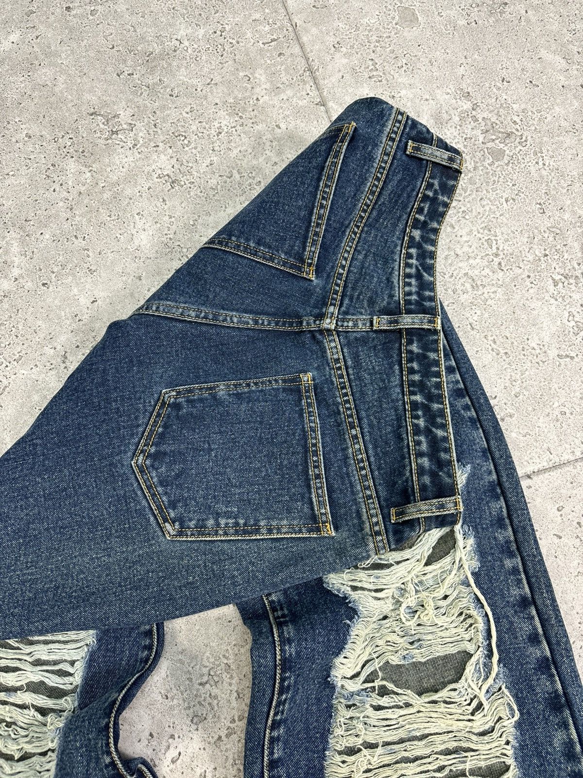 Diesel × If Six Was Nine × Japanese Brand Distressed Flare Denim Jeans Diesel Style 2000s Japanesse Size US 34 / EU 50 - 8 Thumbnail