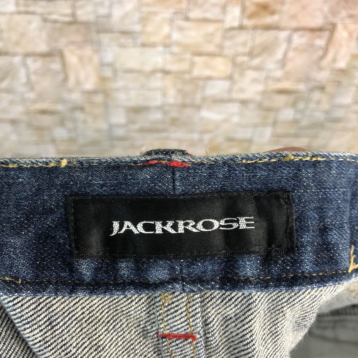 Japanese Brand Jack Rose Blue faded Denim Pants #A456 Size US 31 - 22 Thumbnail