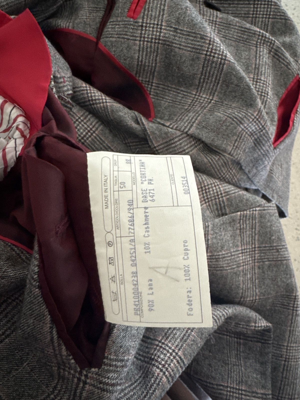 Isaia Isaia Double Breasted PoW Check Grey Jacket Size 40R - 3 Thumbnail