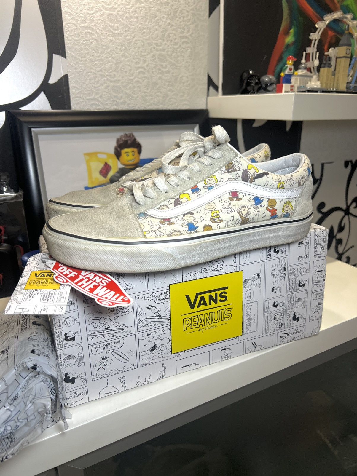 Peanuts × Vans (offers🤝)Vans x Peanuts Multi/True White low shoes 💫 Size US 9 / EU 42 - 2 Thumbnail