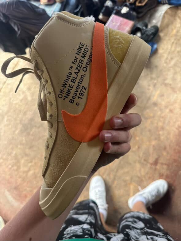 Nike × Off-White Nike Blazer Mid x OFF-WHITE All Hallows Eve Size US 8.5 / EU 41-42 - 4 Thumbnail