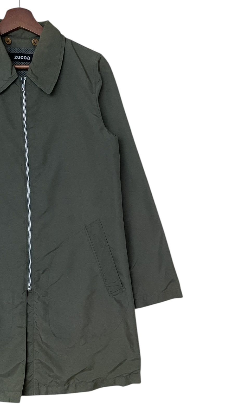 Issey Miyake × Japanese Brand × Zucca Vintage Japanase Brand Zucca Trench Coat 1990s Size US M / EU 48-50 / 2 - 4 Thumbnail