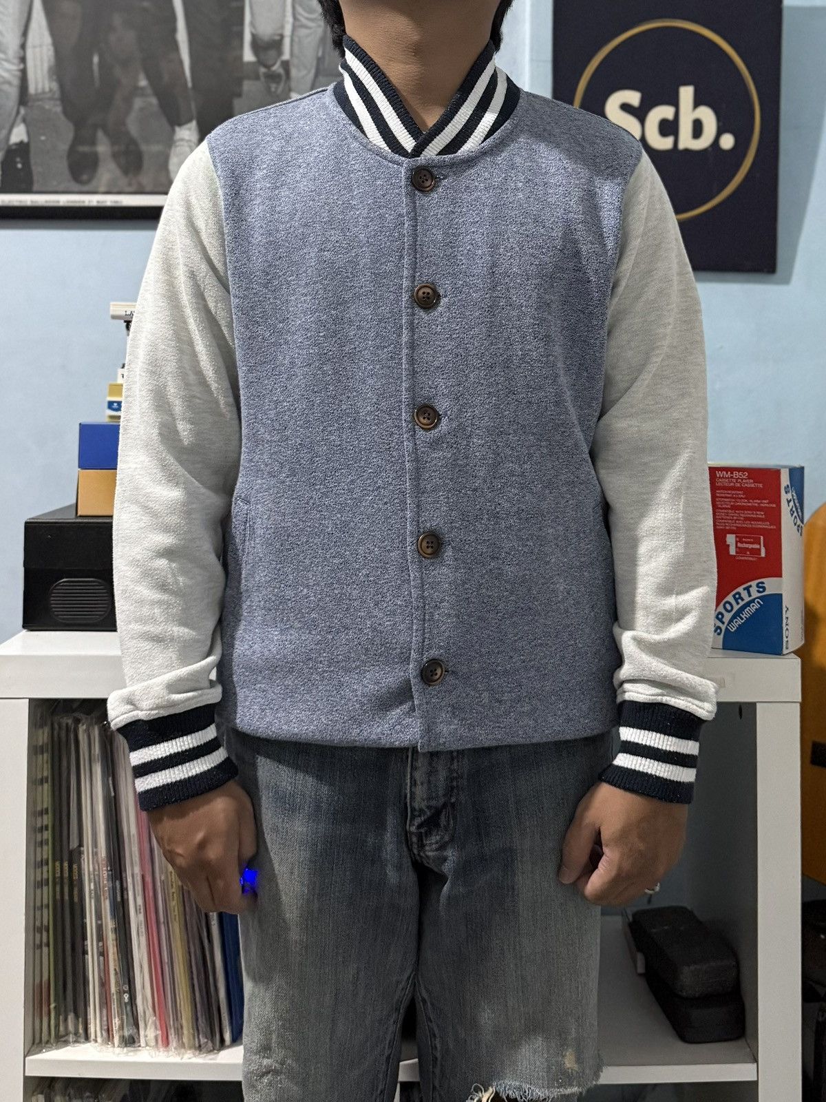 Japanese Brand Back number varsity jacket Size US M / EU 48-50 / 2 - 7 Thumbnail