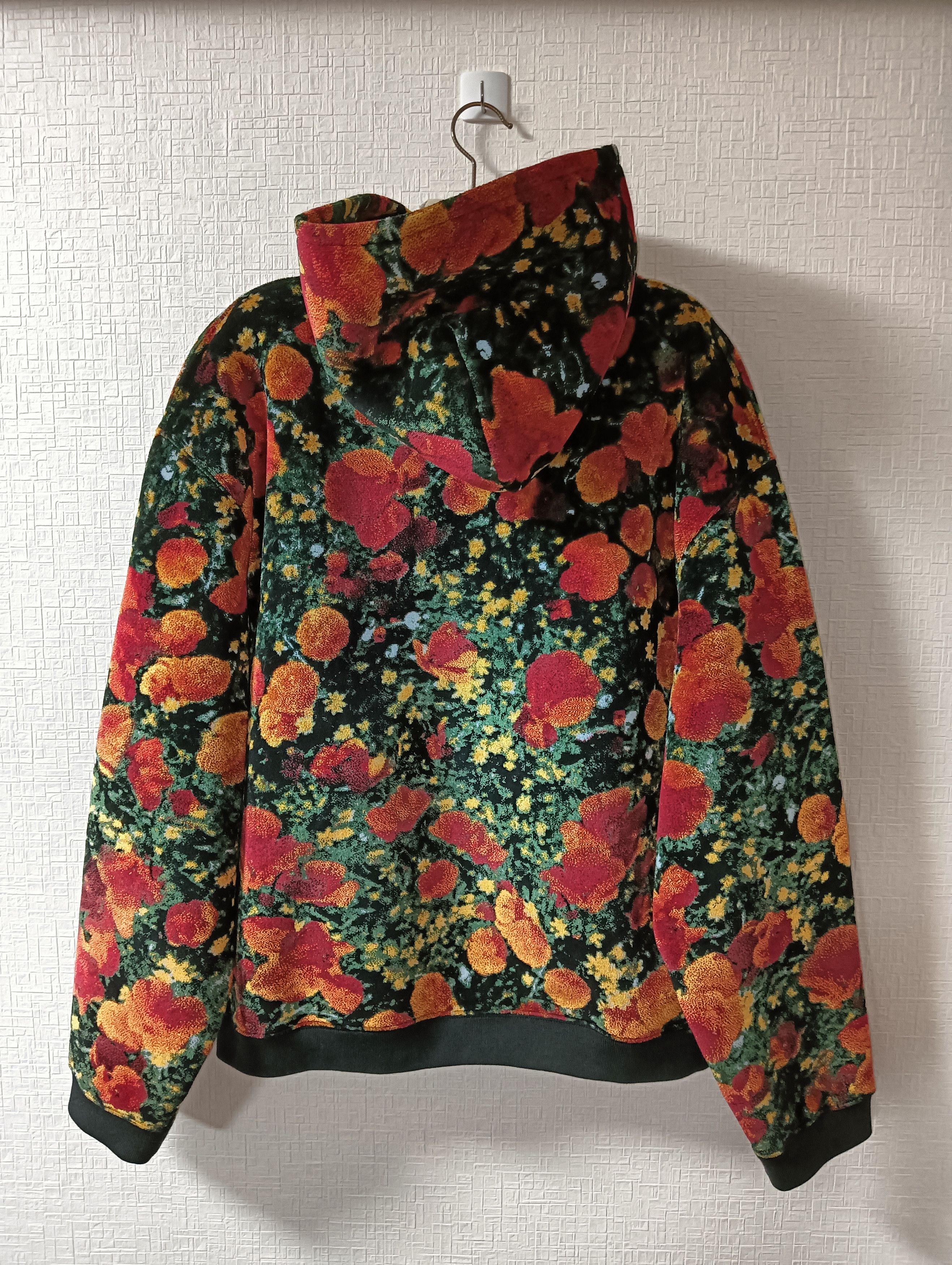 Louis Vuitton 'Poppies' Velour Hoodie Size US L / EU 52-54 / 3 - 2 Thumbnail