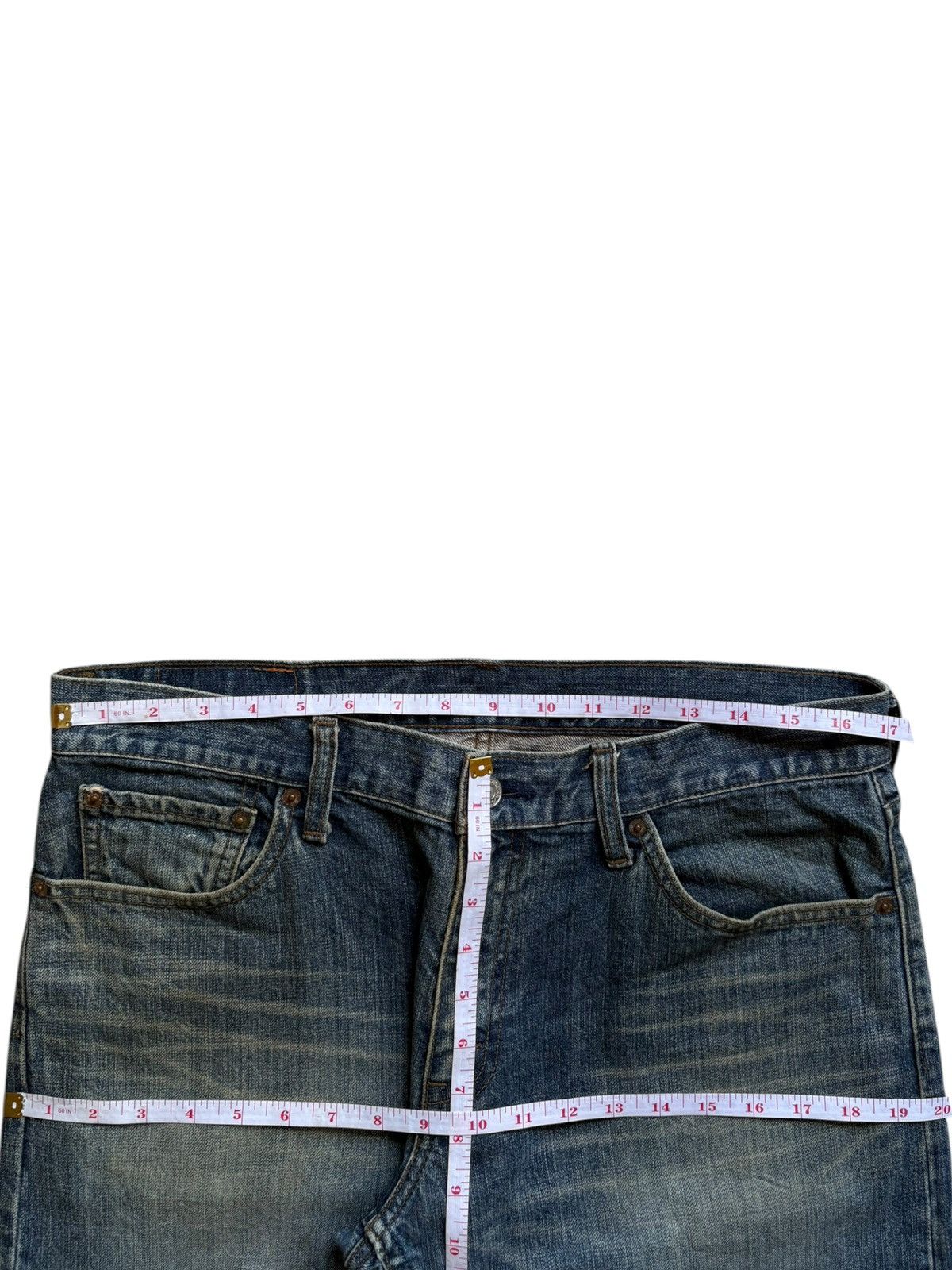 Levi's Vintage 90s Levis 534 Mud Wash Loose Jean Shorts Jorts Size US 34 / EU 50 - 14 Thumbnail