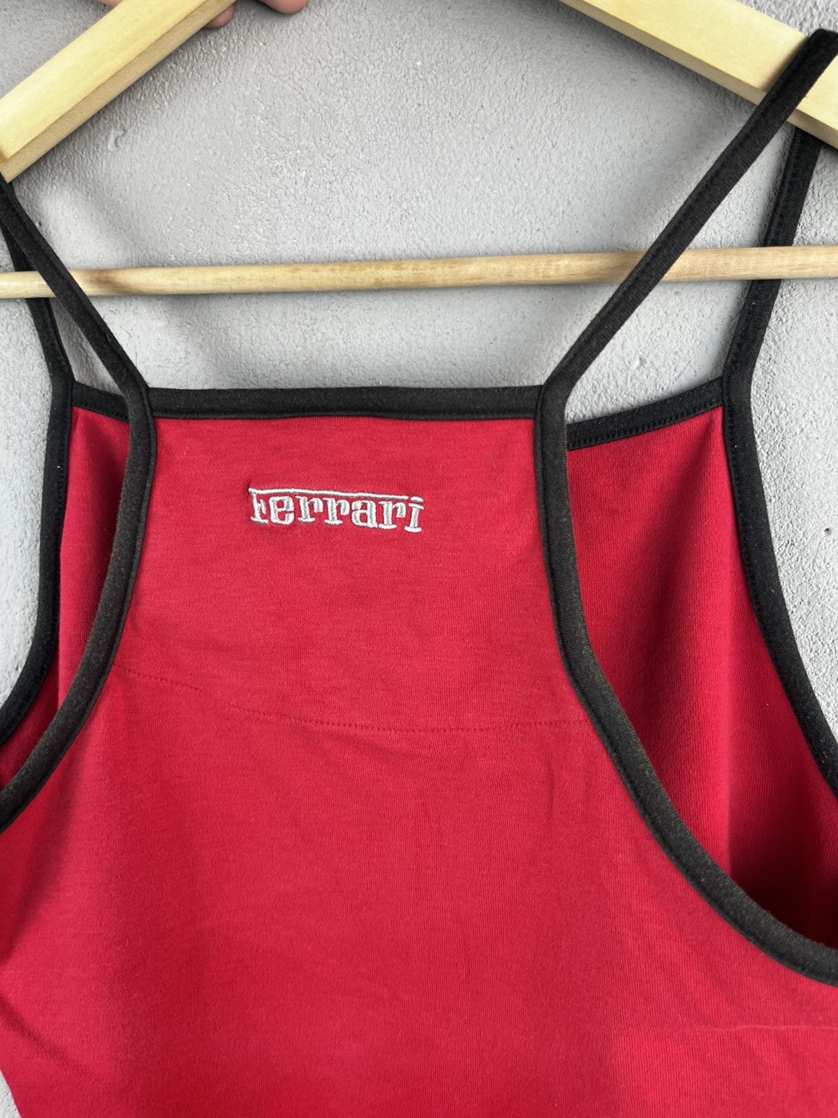 Ferrari Ferrari inspired red crop top t shirt vintage Size M / US 6-8 / IT 42-44 - 9 Thumbnail