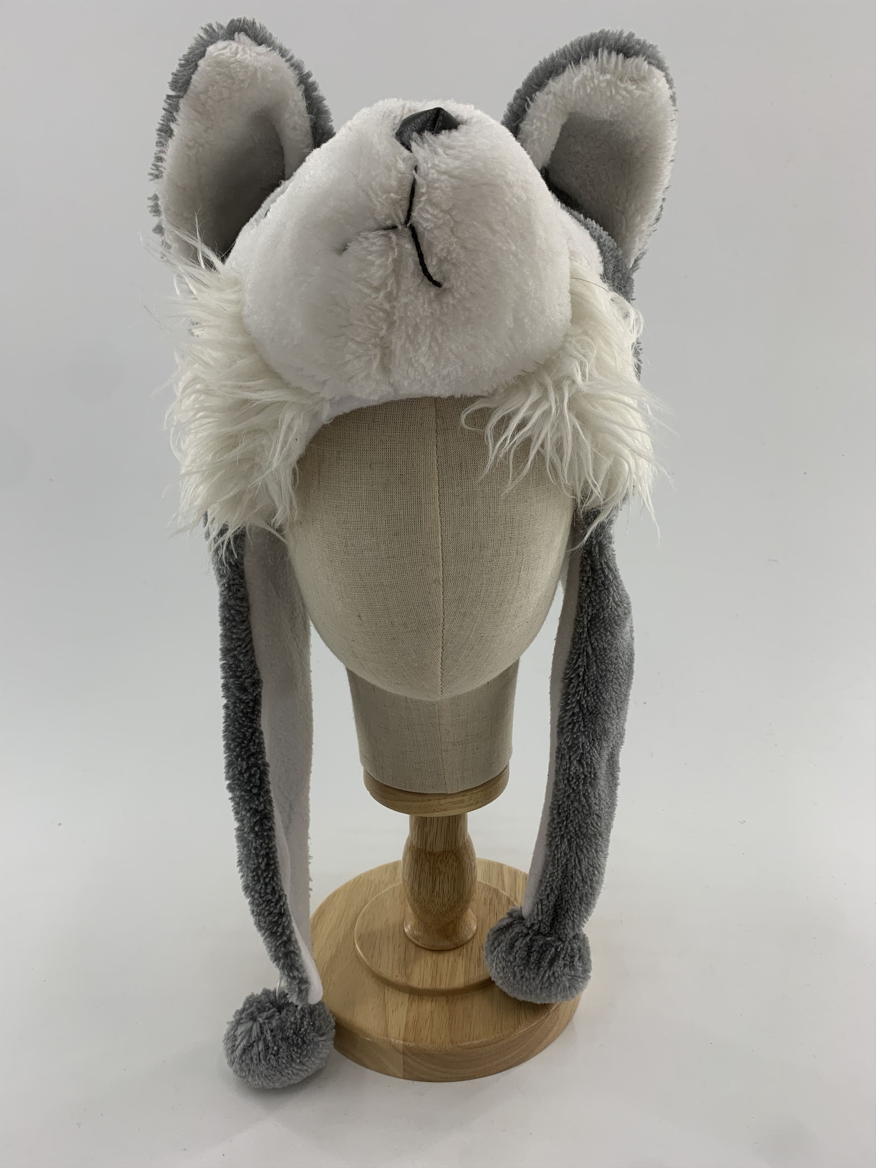 Vintage Wolf Beanie Cosplay Snowcap Size ONE SIZE - 1 Thumbnail