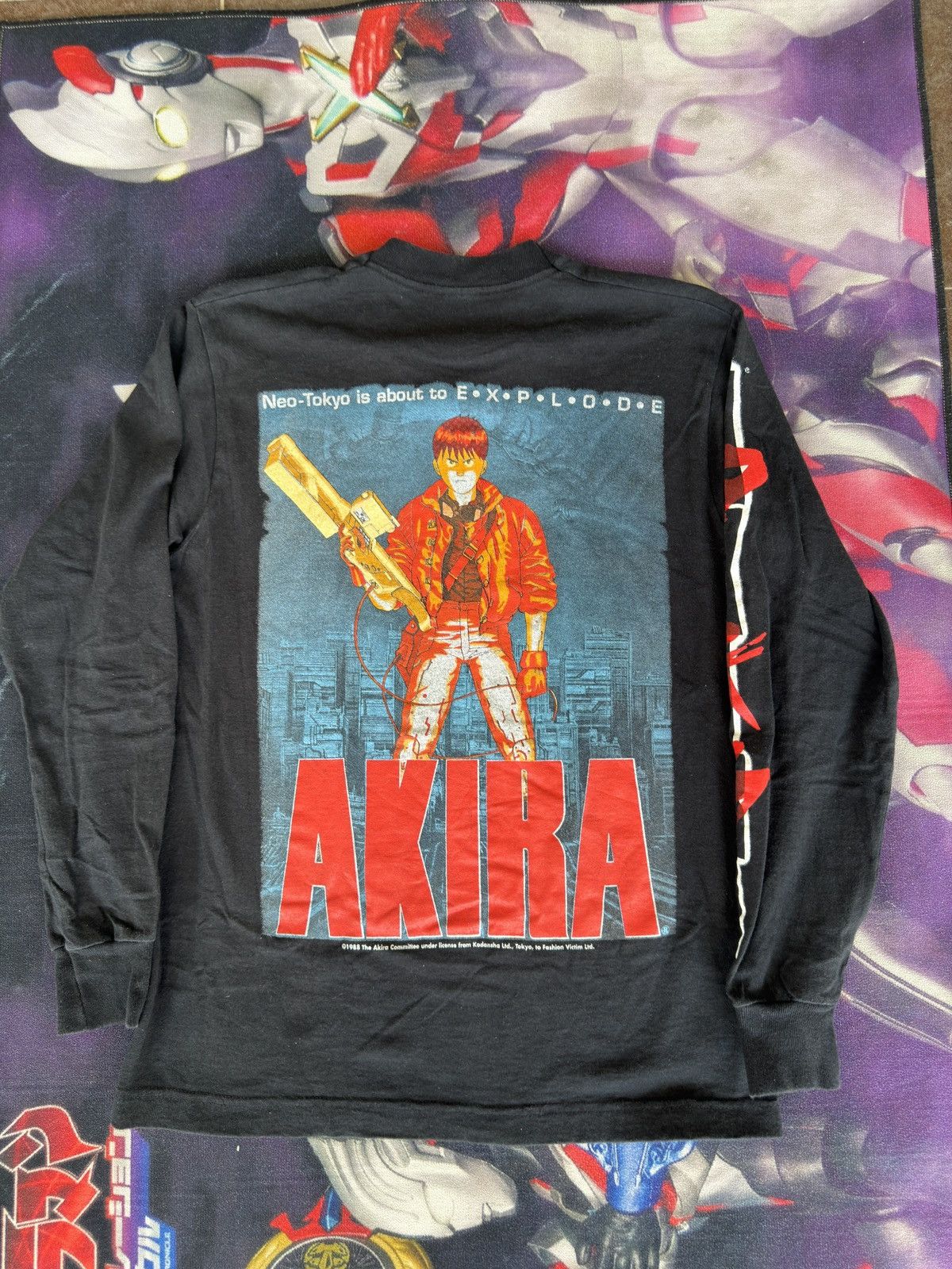 Anime Vintage Anime Akira copyright 1988 long sleeve T-shirt Size US M / EU 48-50 / 2 - 8 Thumbnail