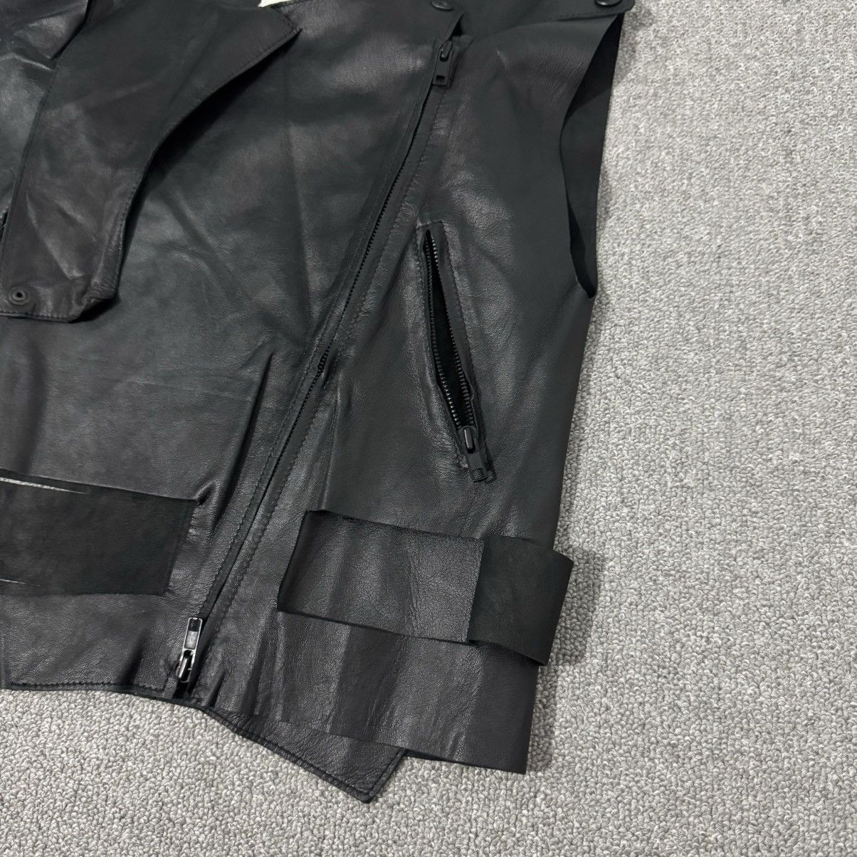 Maison Margiela Maison Margiela - Blank Tag - Reassembled Black Leather Size XS / US 0-2 / IT 36-38 - 5 Thumbnail