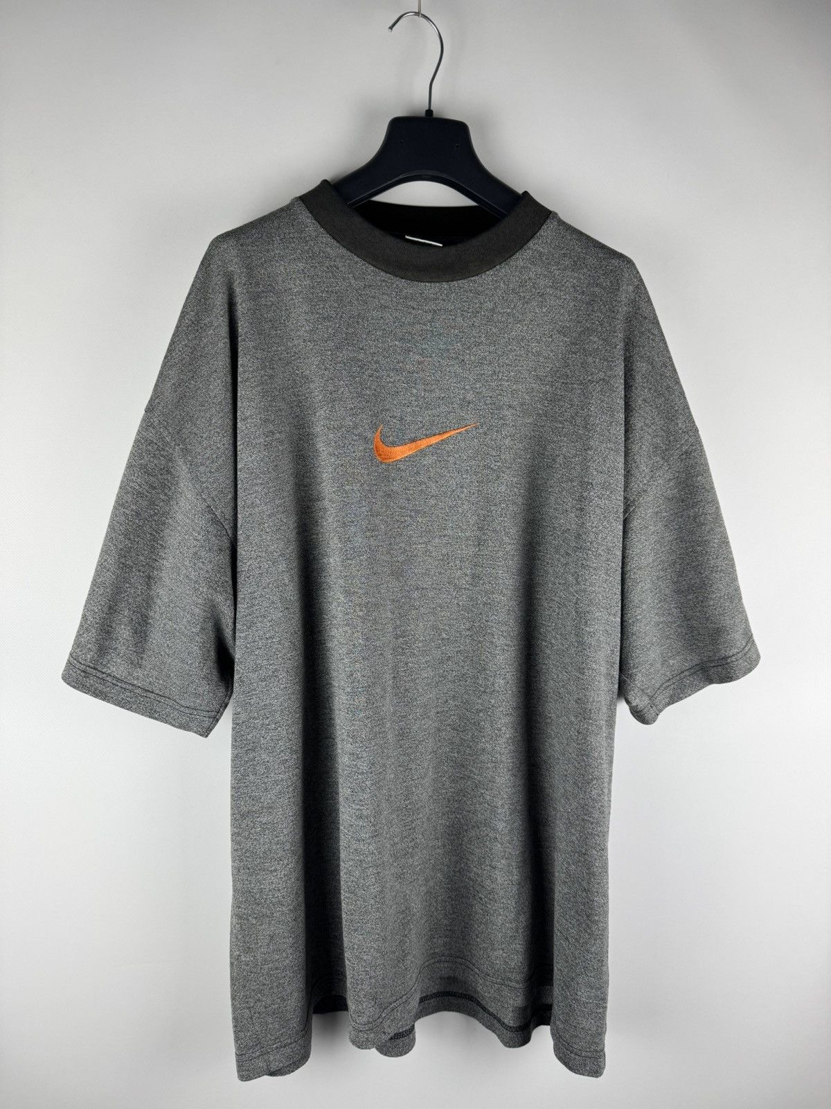 Nike Nike Vintage Center Swoosh T-Shirt Grey Orange Size US XL / EU 56 / 4 - 1 Thumbnail