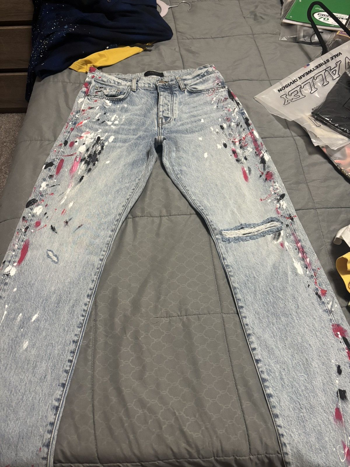 Amiri Amiri paint splatter jeans Size US 31 - 4 Thumbnail