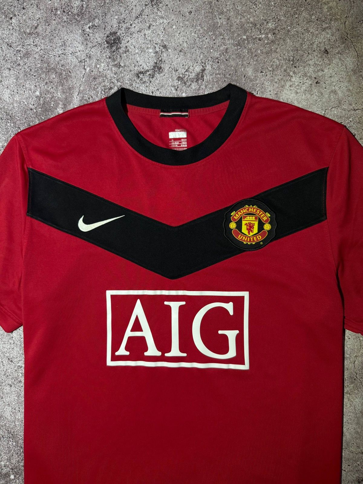 Nike Manchester United 2009 Nike Football T-shirt Soccer Jersey Size US XL / EU 56 / 4 - 2 Thumbnail