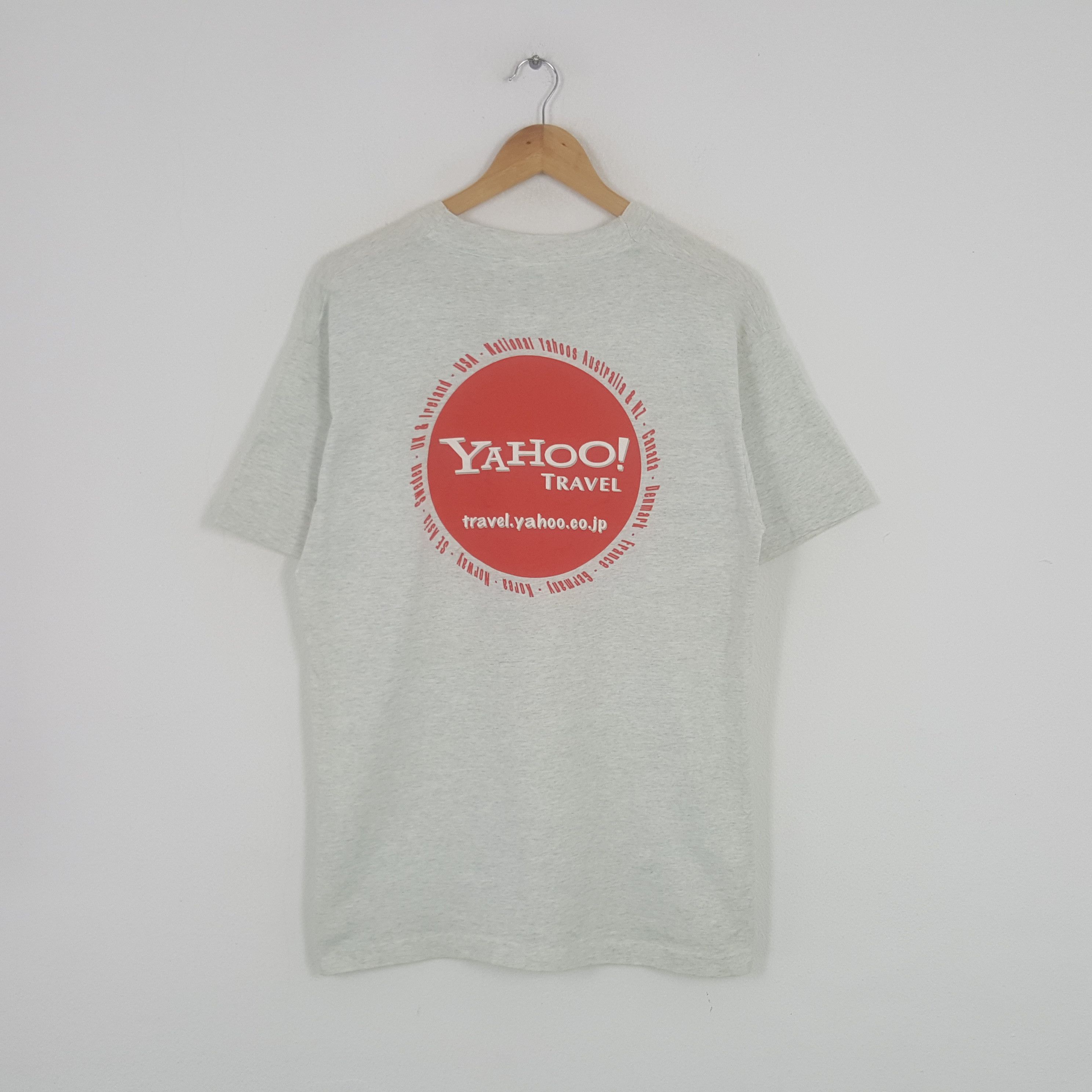 Microsoft × The Game × Vintage Vintage Yahoo Travel American Website IT Tshirt Size US L / EU 52-54 / 3 - 1 Thumbnail